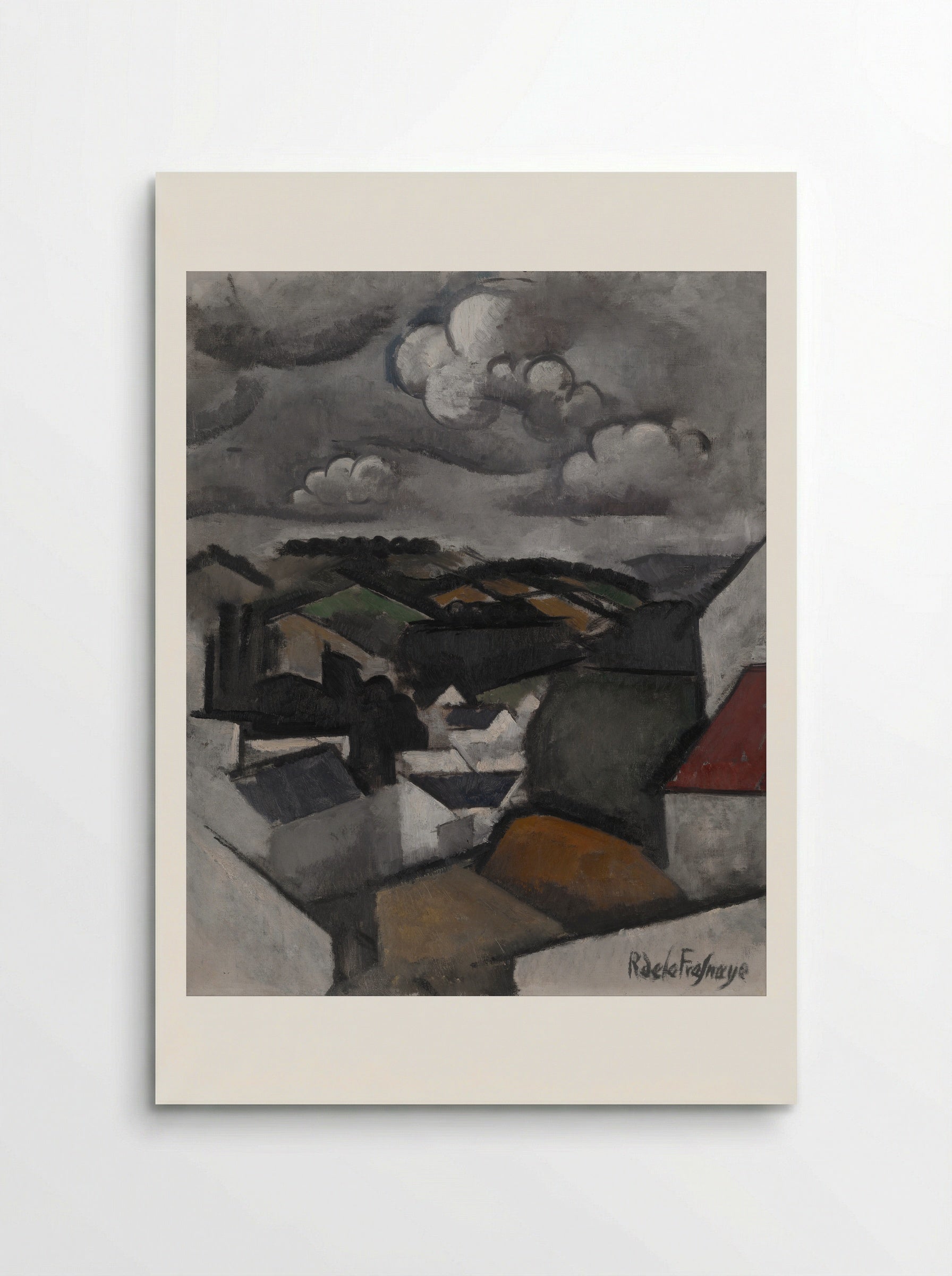 The Factory Chimney, Meulan Landscape - Roger de La Fresnaye - Poster