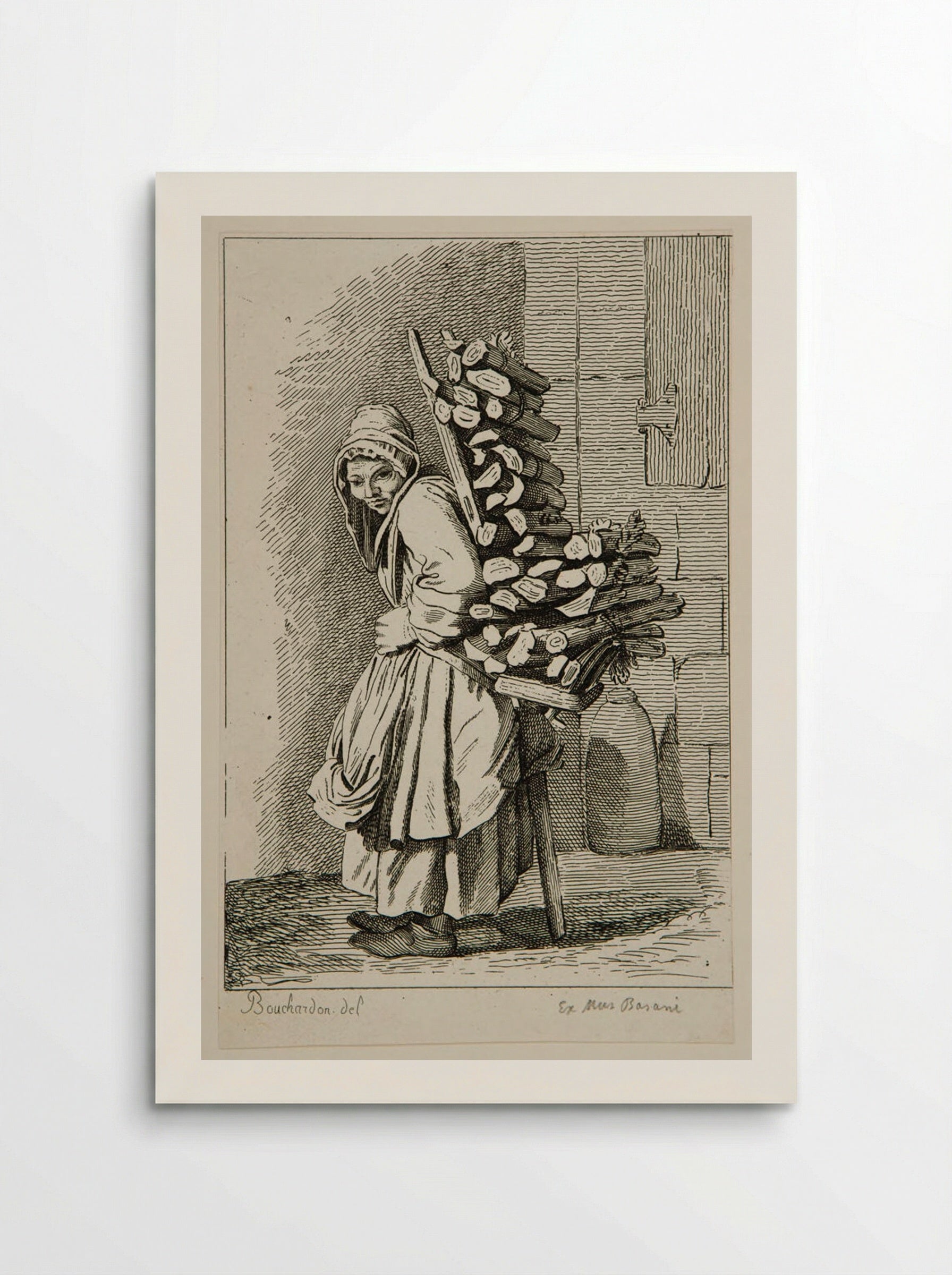 The Faggot Seller - Anne Claude Philippe de Tubières, comte de Caylus - Poster