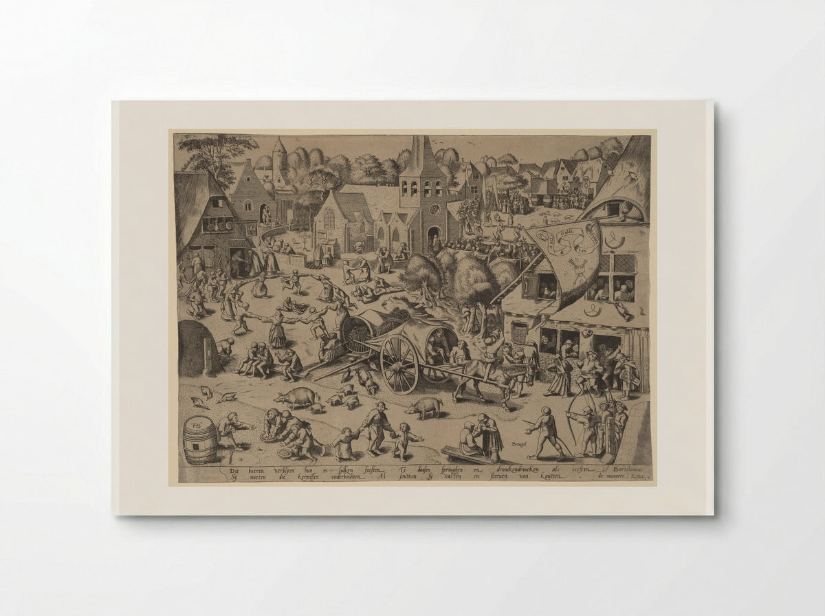 The Fair at Hoboken - Pieter Bruegel the Elder - Poster
