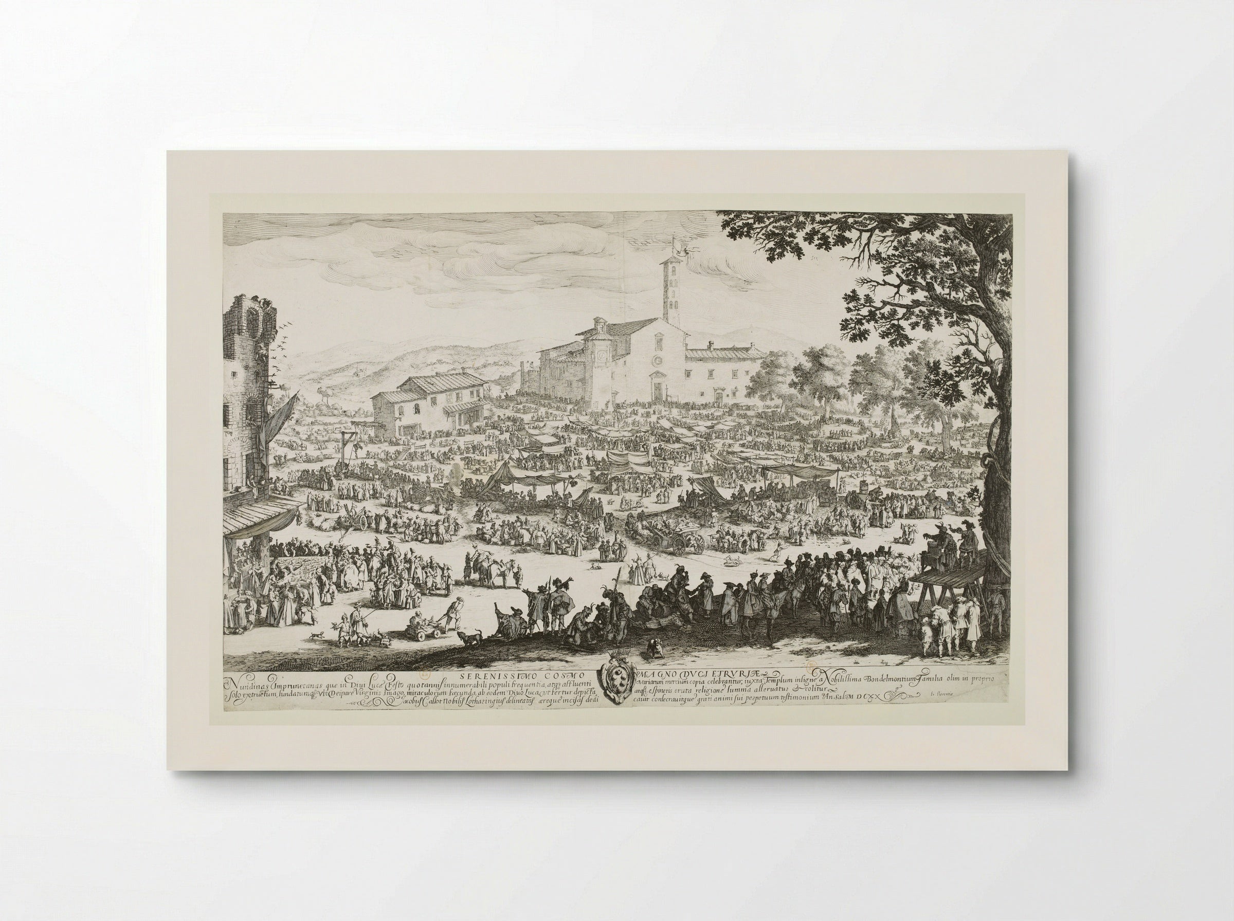 The Fair at Impruneta - Jacques Callot - Poster