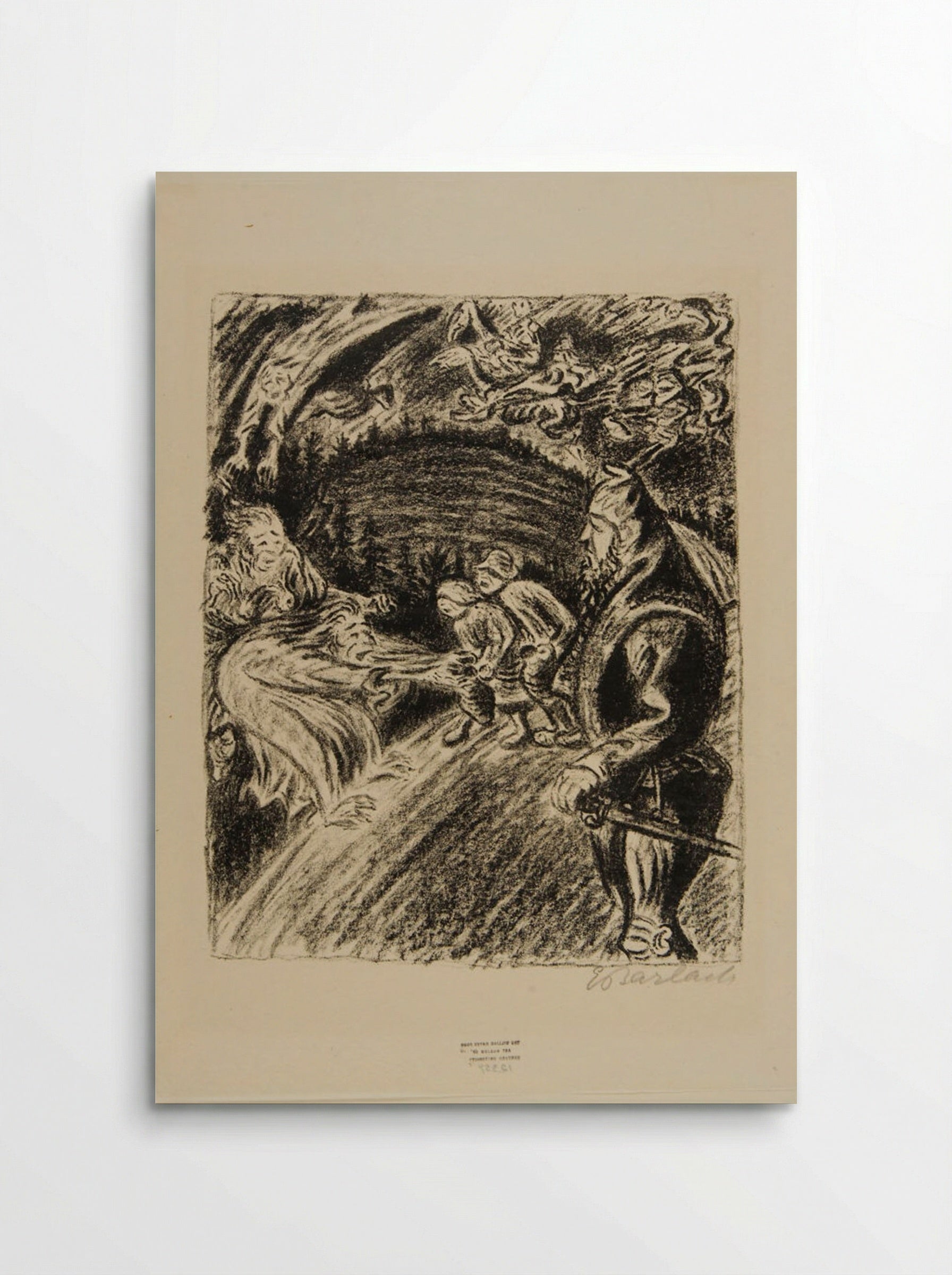 The Faithful Eckart 1: The Demon - Ernst Barlach - Poster
