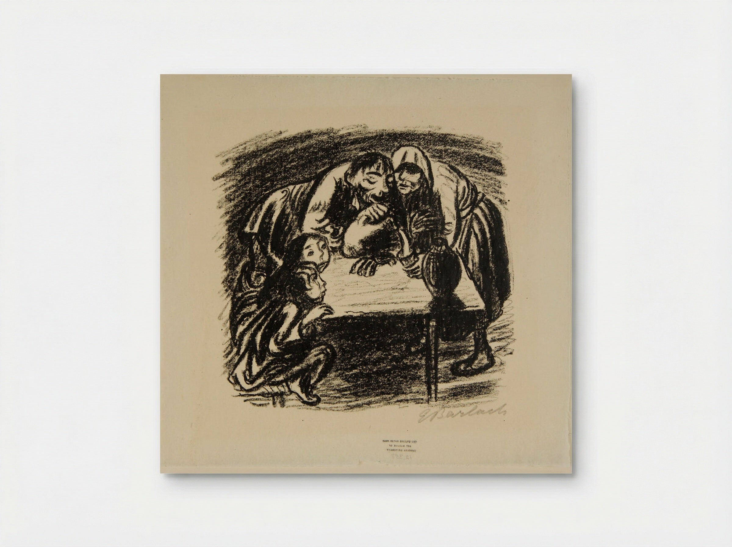 The Faithful Eckart 2: The Satisfied Family - Ernst Barlach - Poster