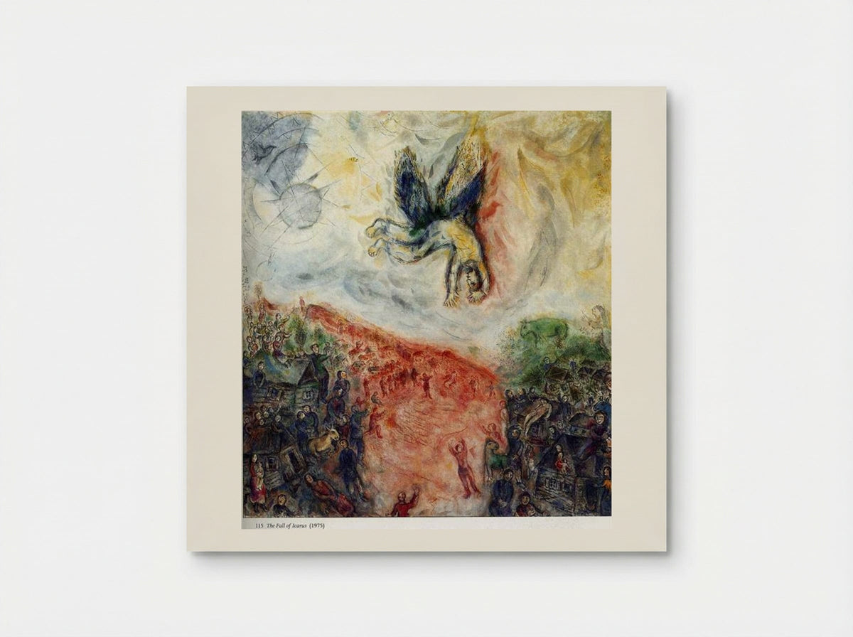 The Fall of Icarus - Marc Chagall - Poster