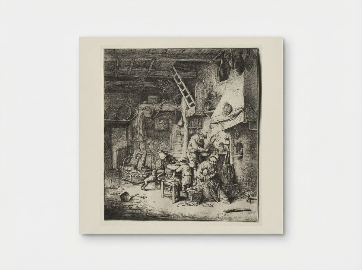 The Family - Adriaen van Ostade - Poster