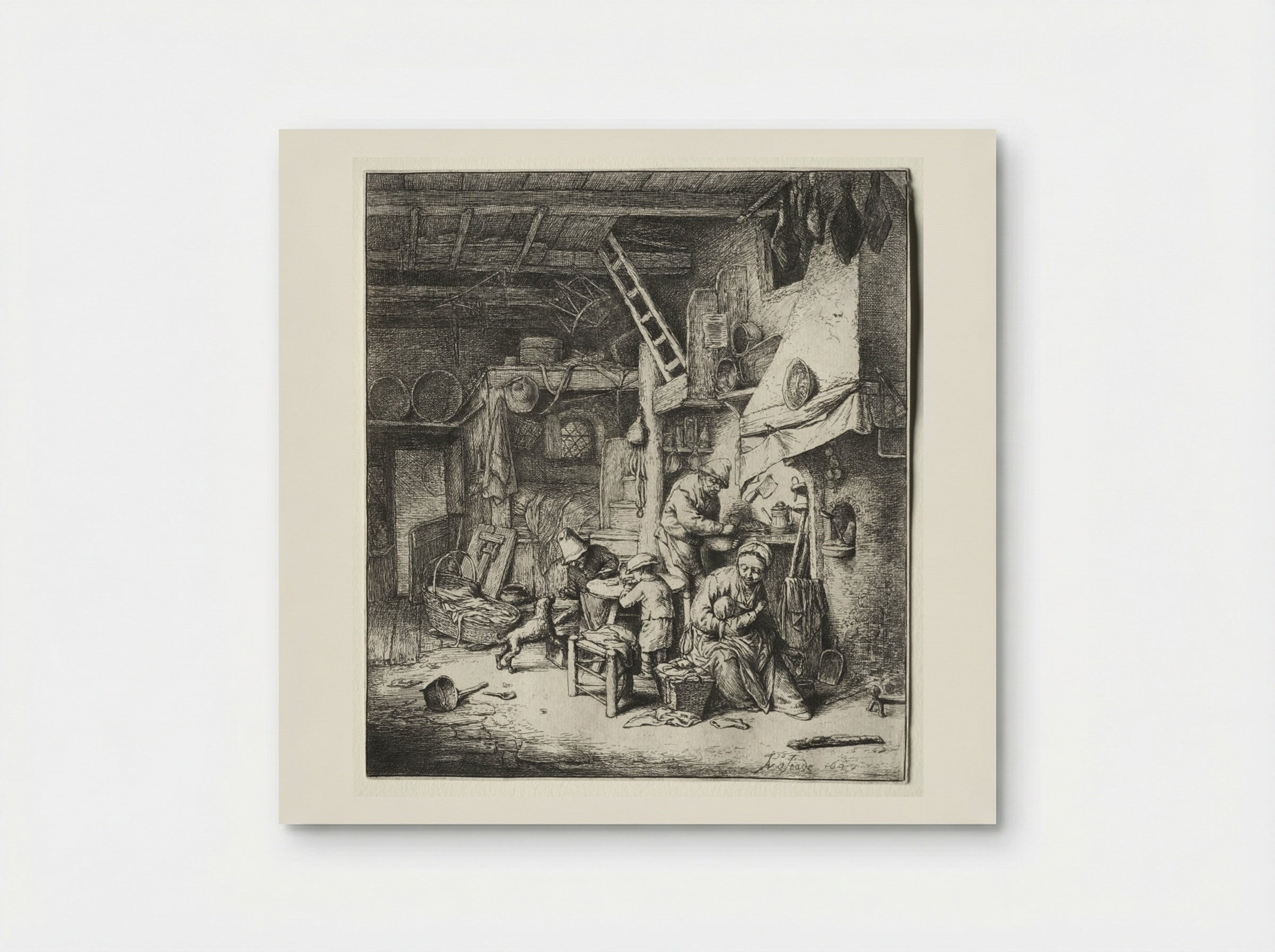 The Family - Adriaen van Ostade - Poster