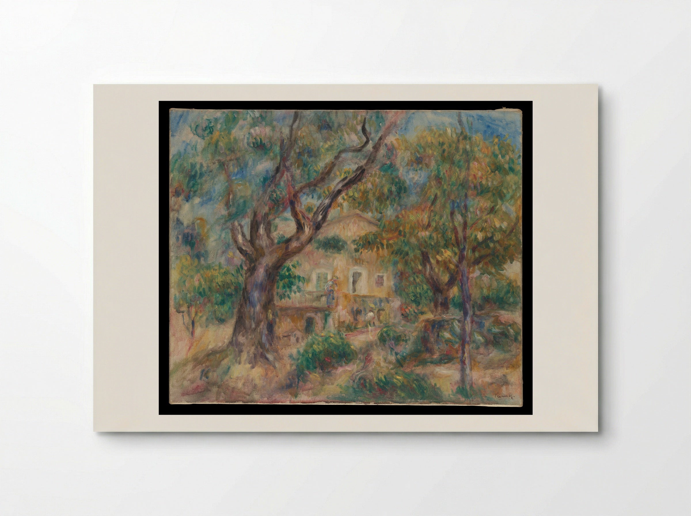 The Farm at Les Collettes, Cagnes - Auguste Renoir - Poster