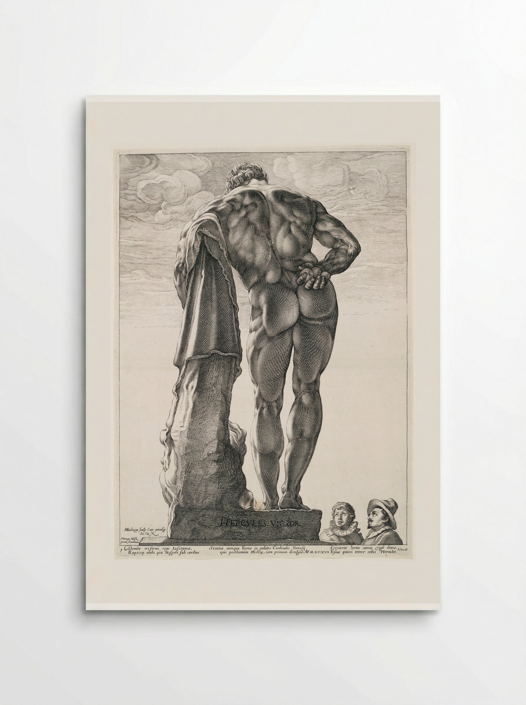 The Farnesian Hercules - Hendrick Goltzius - Poster