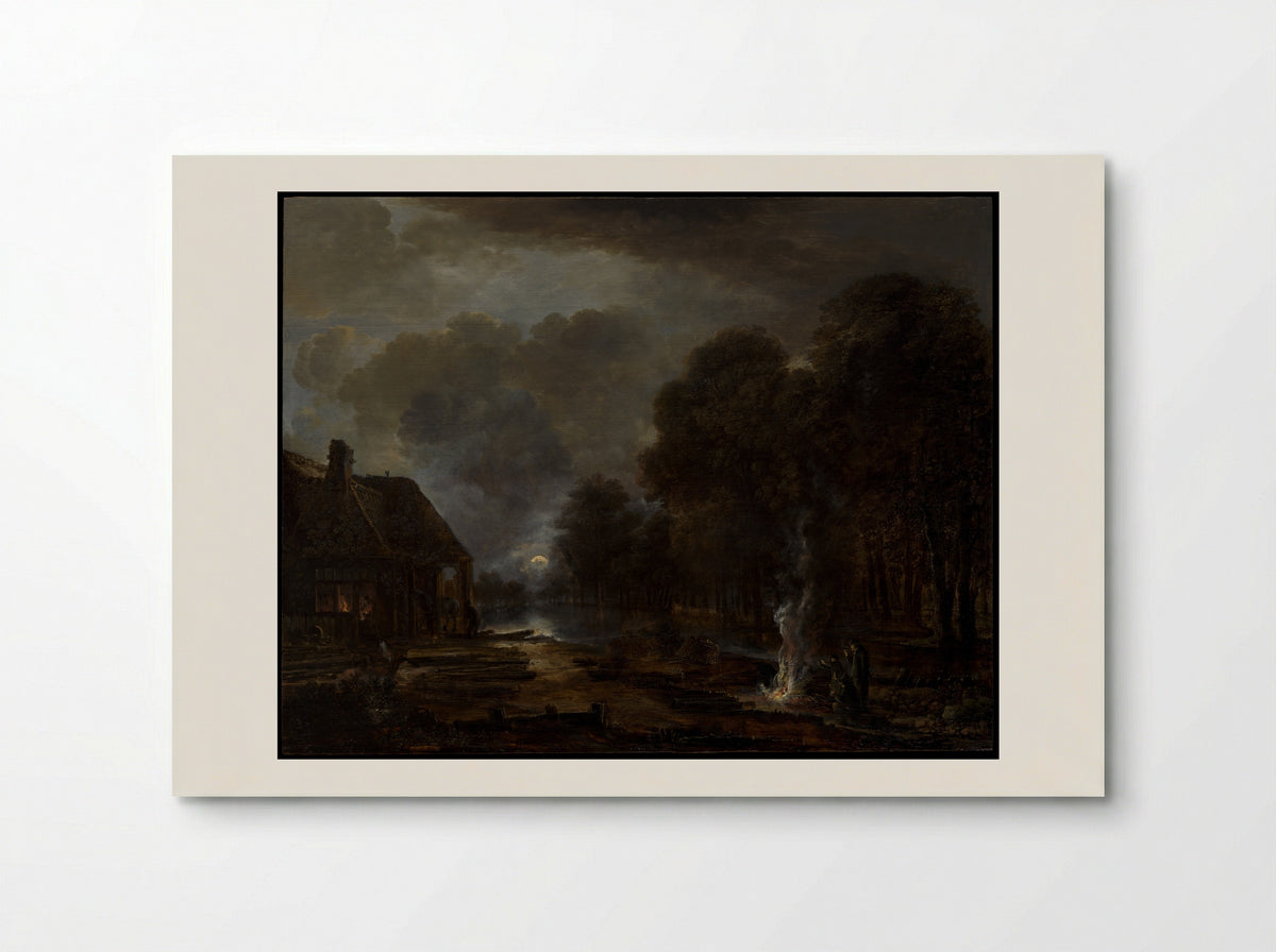 The Farrier - Aert van der Neer - Poster