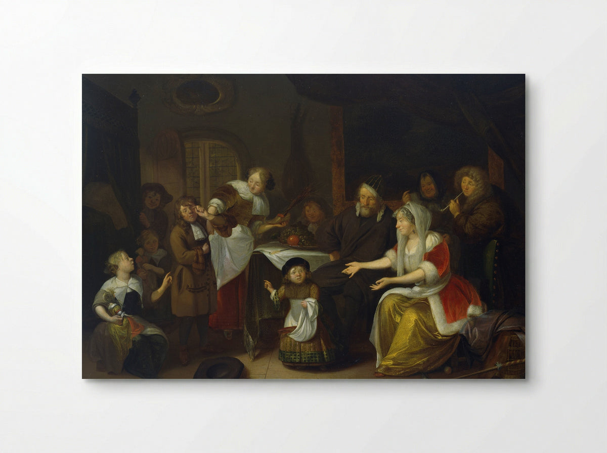 The Feast of Saint Nicholas - Richard Brakenburg - Poster