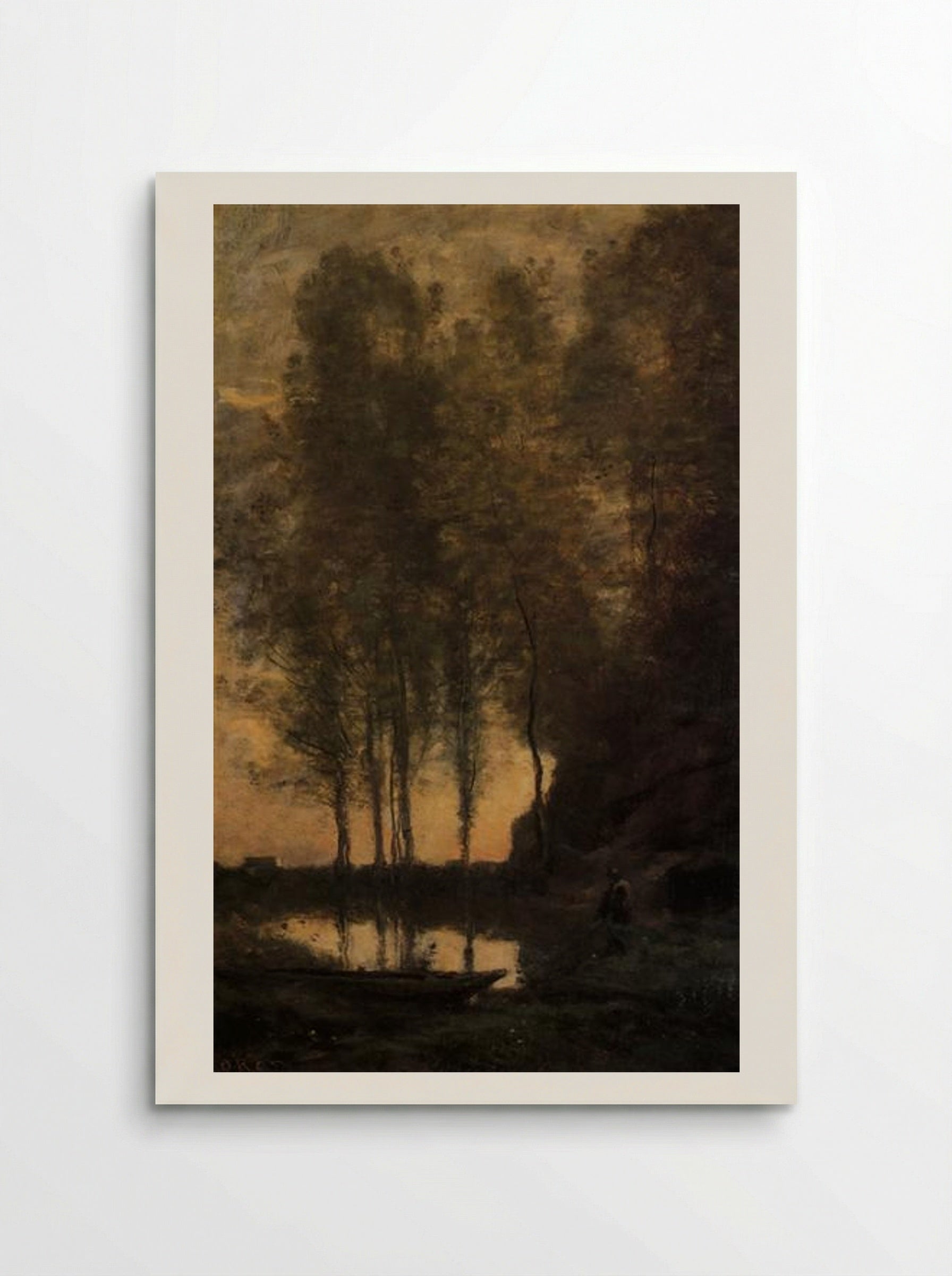 The Ferryman - Jean-Baptiste-Camille Corot - Poster