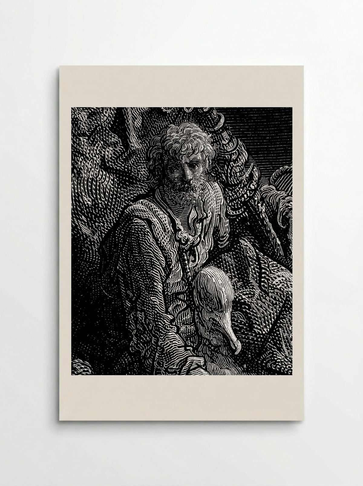 The Fiery Serpents - Gustave Doré - Poster