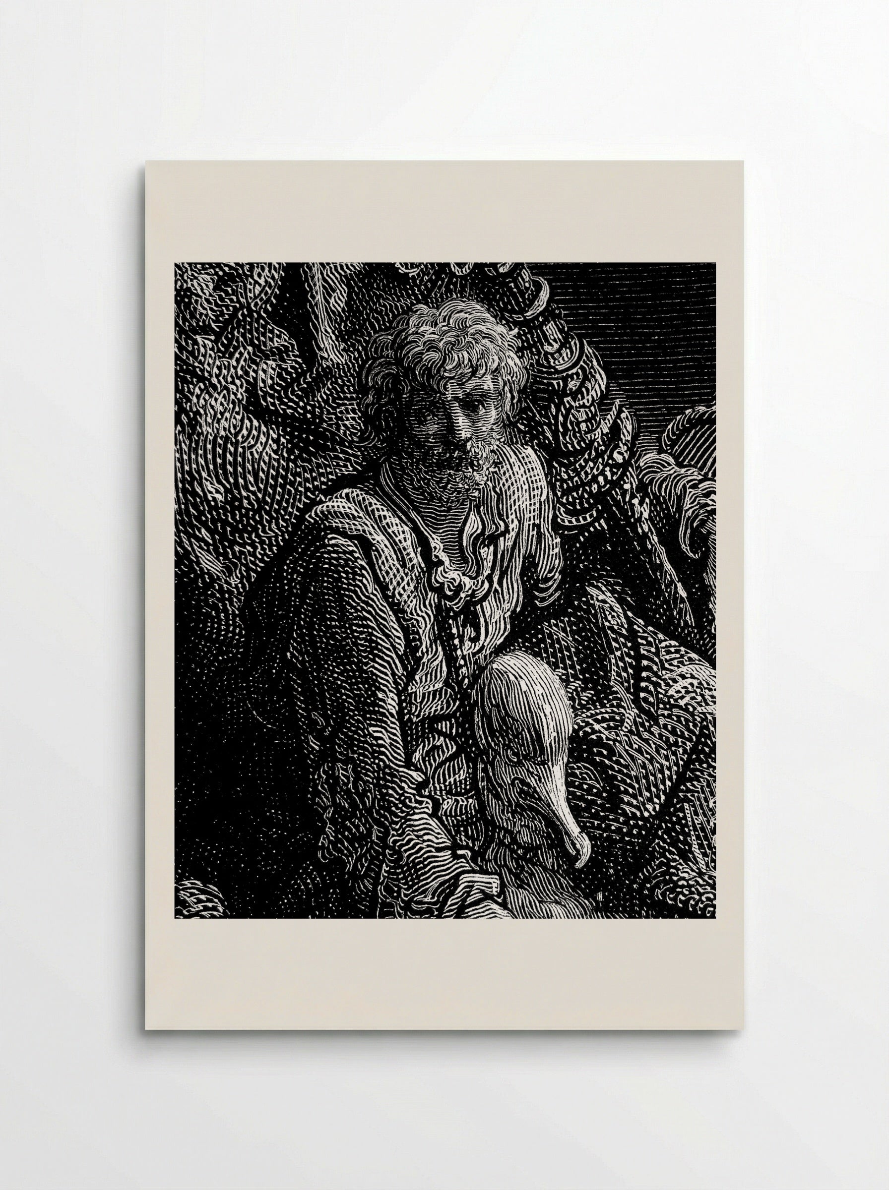 The Fiery Serpents - Gustave Doré - Poster