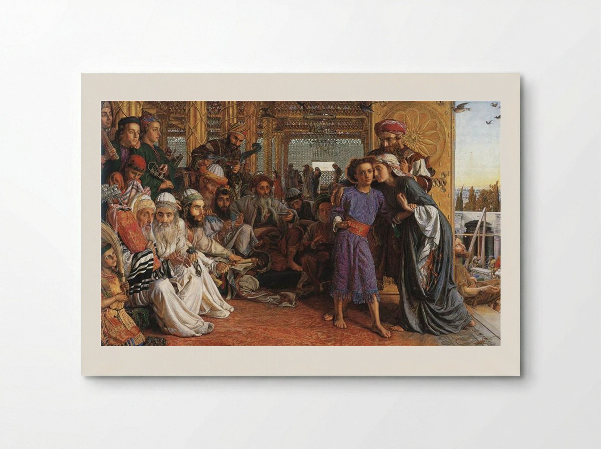 The Finding of the Saviour in the Temple - William Holman Hunt - Poster