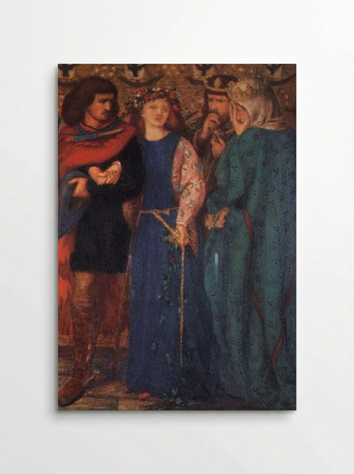 The First Madness of Ophelia - Dante Gabriel Rossetti - Poster