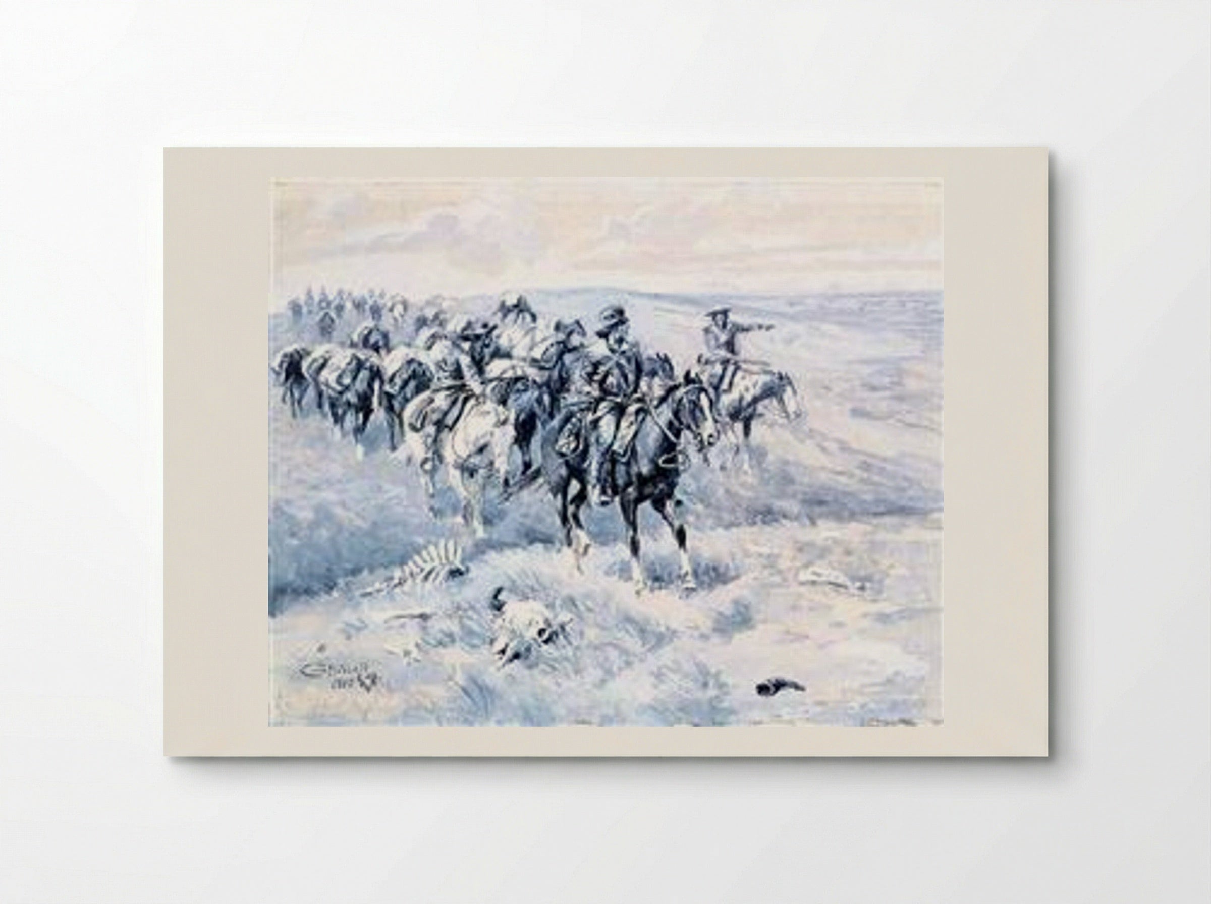 The First Trappers - Charles M. Russell - Poster