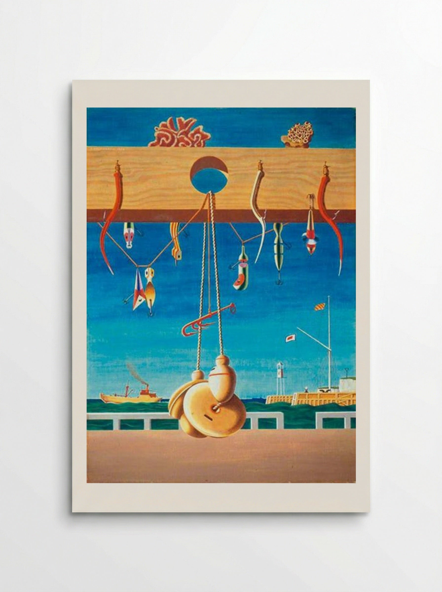 The First of the Ebb, the Sailor and the Sea - Edward Wadsworth - Poster
