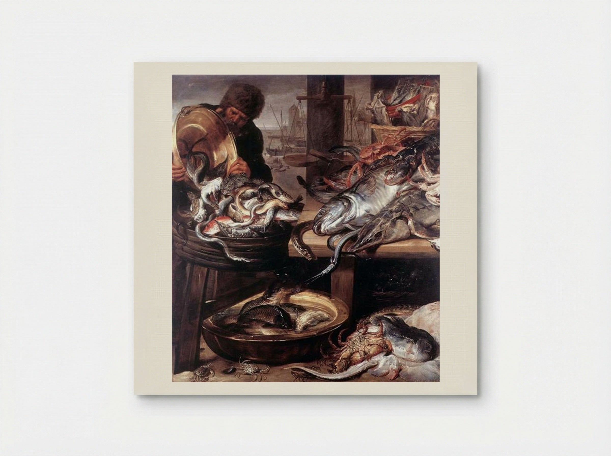 The Fishmonger - Frans Snyders - Poster