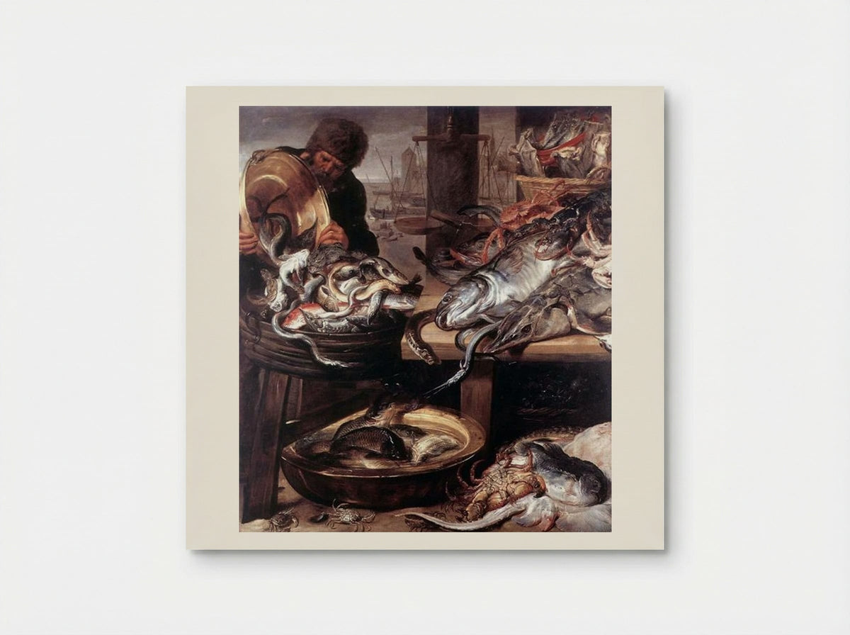 The Fishmonger - Frans Snyders - Poster