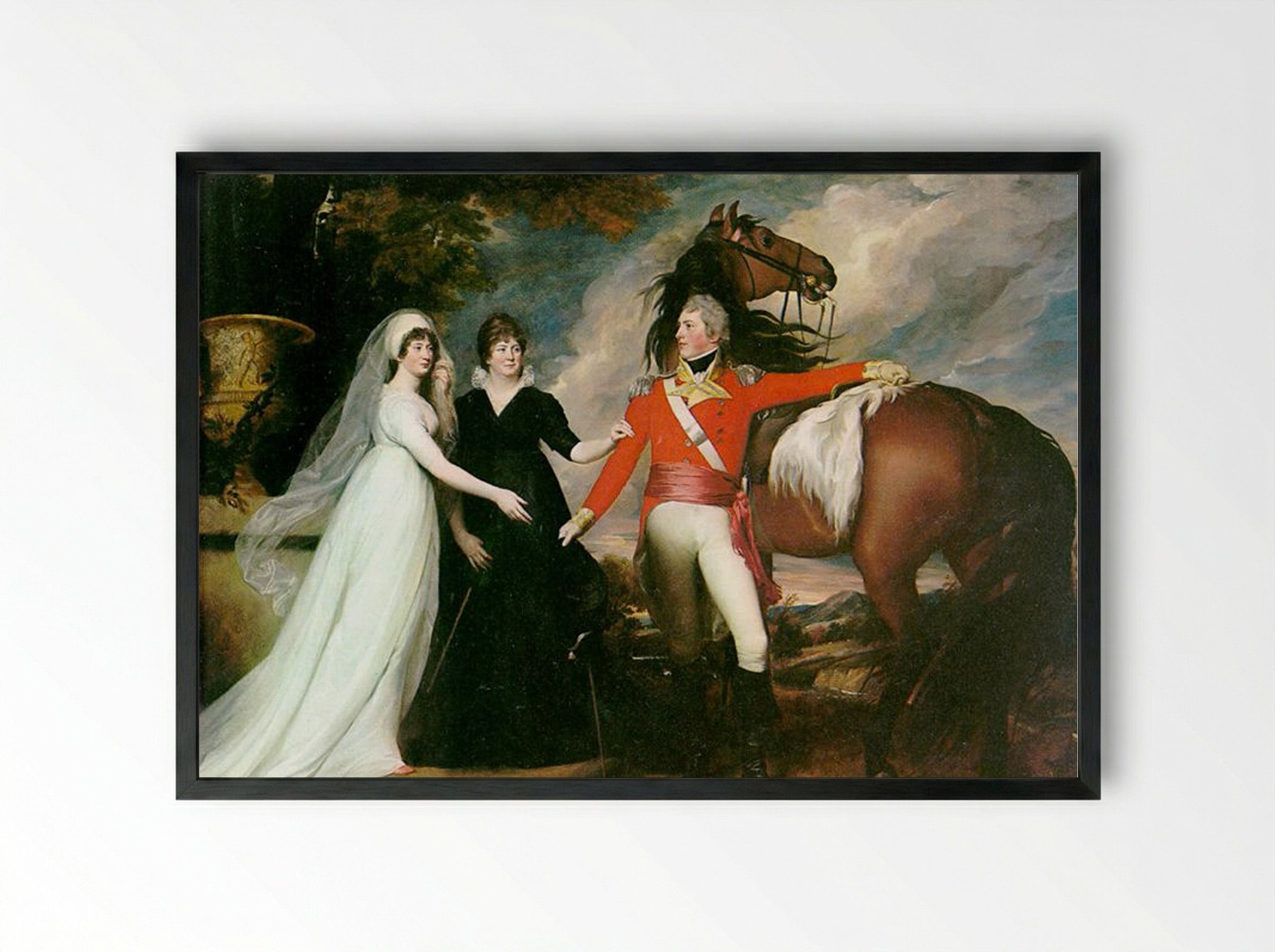 The Fitch Sisters - John Singleton Copley - Framed Print Black