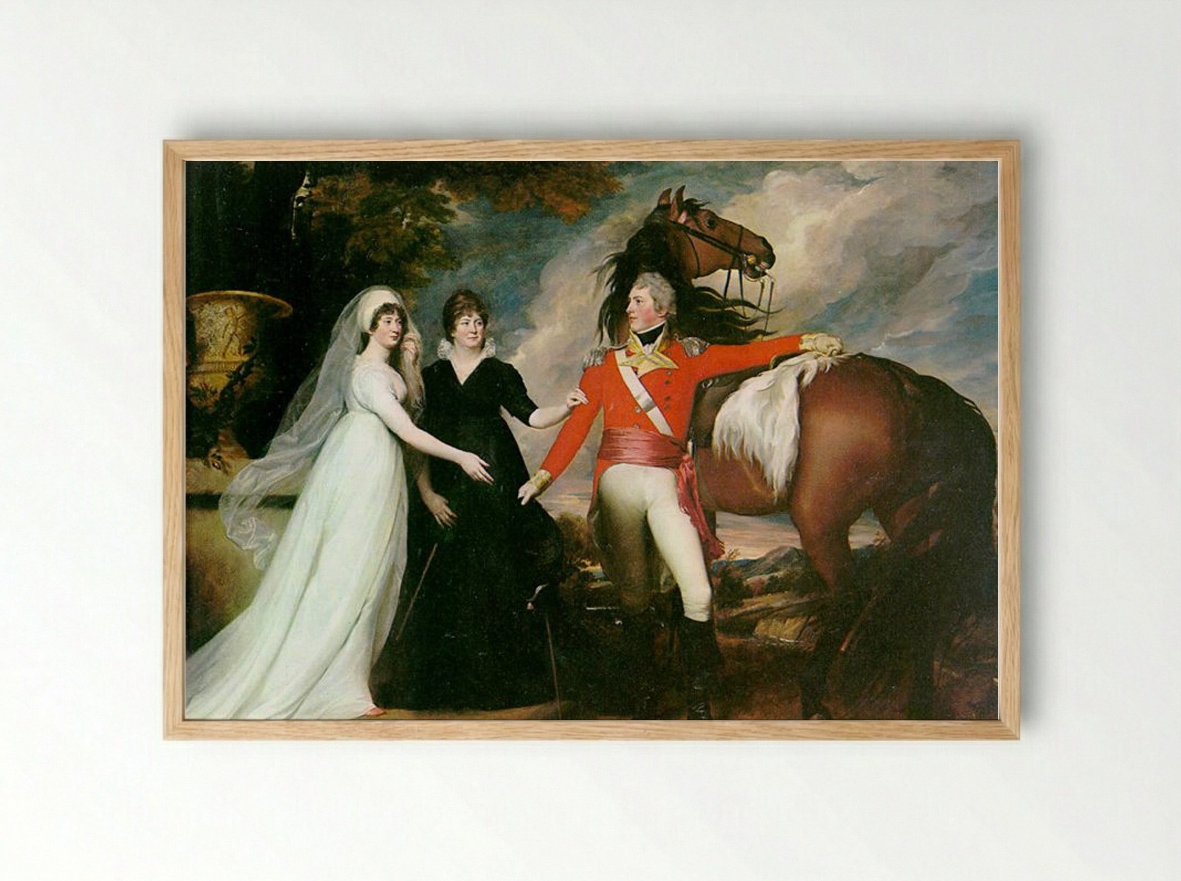 The Fitch Sisters - John Singleton Copley - Framed Print Wood