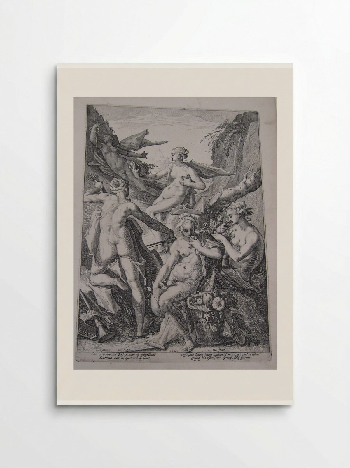 The Five Senses - Jacob Matham - Poster