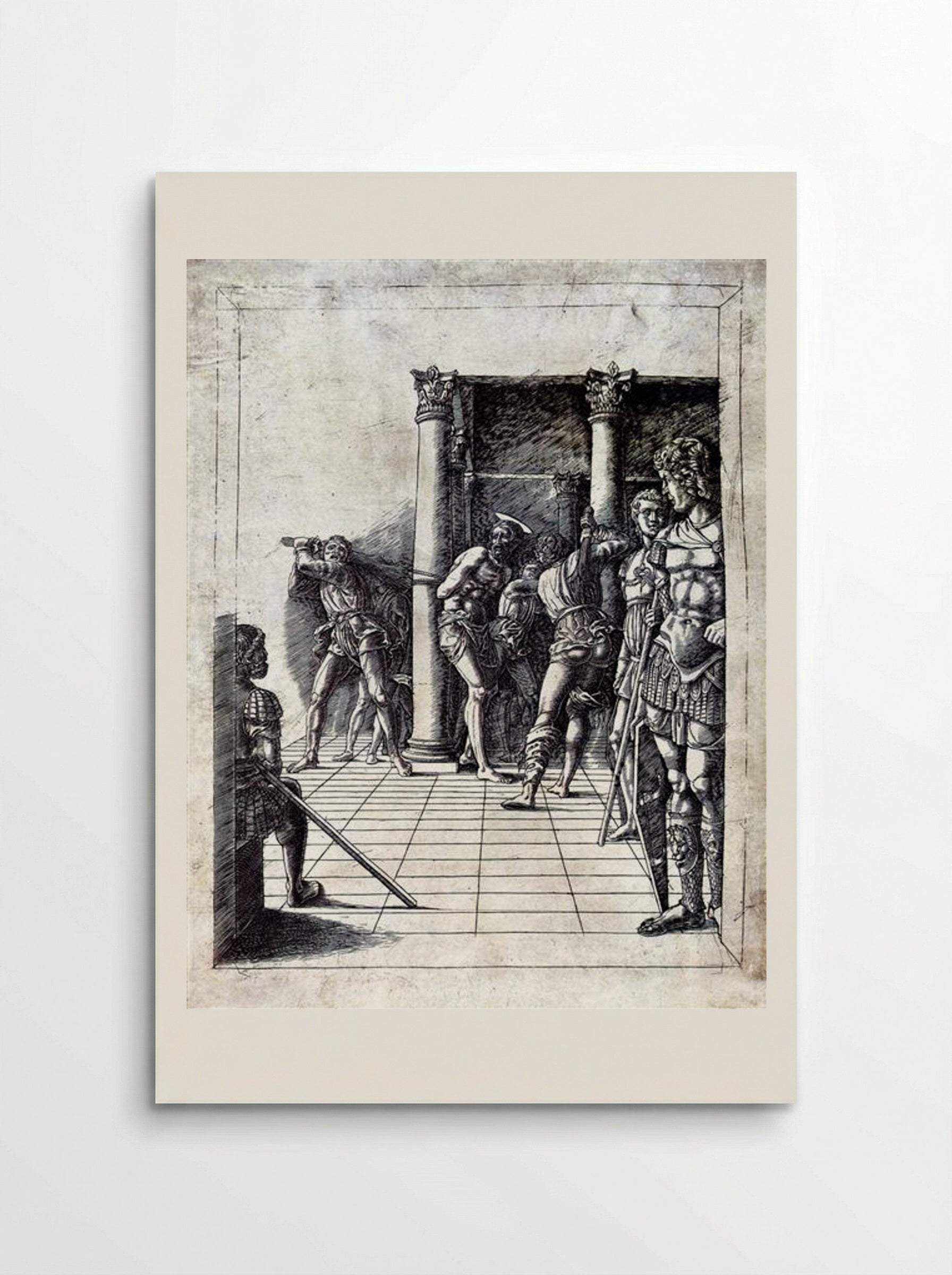The Flagellation of Christ - Andrea Mantegna - Poster