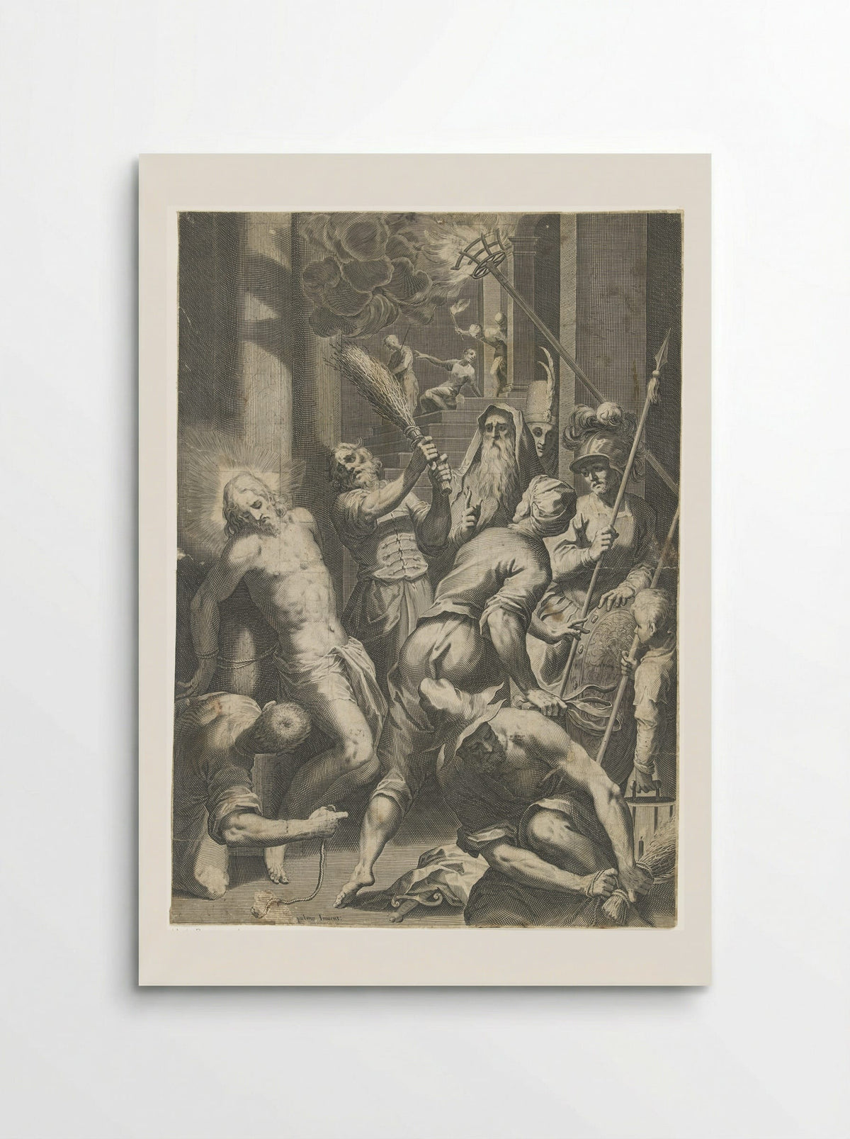 The Flagellation of Christ - Aegidius Sadeler (II) - Poster