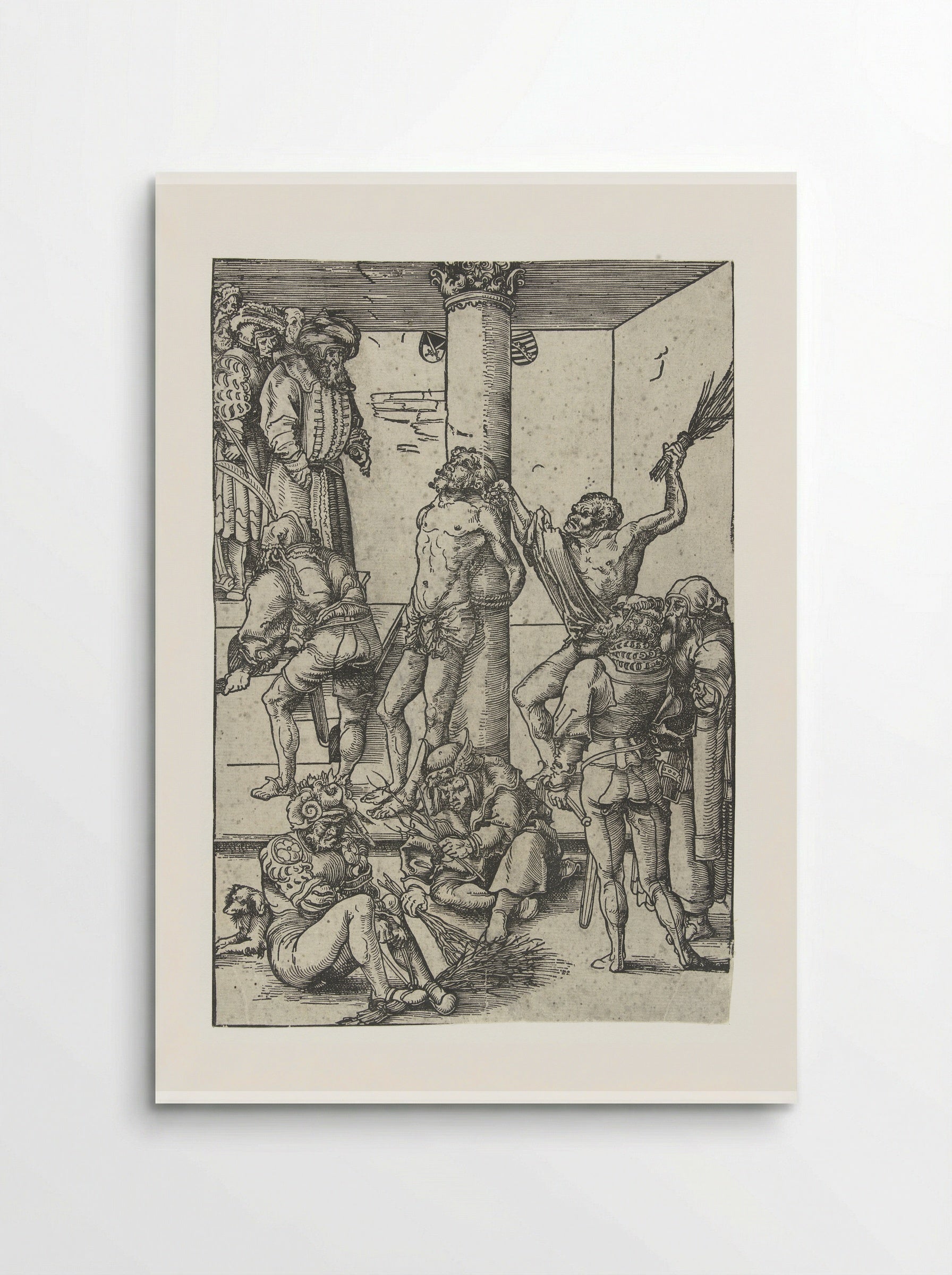 The Flagellation of Christ - Lucas Cranach the Elder - Poster