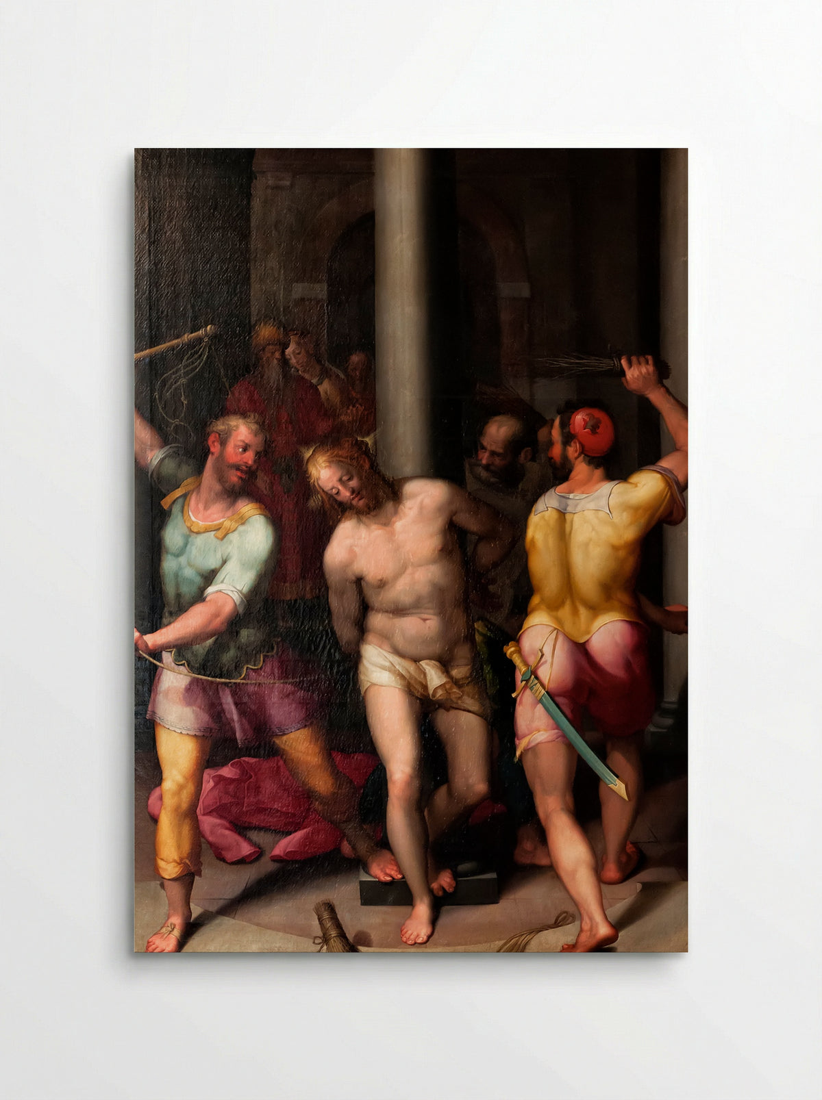 The Flagellation of Christ - Denys Calvaert - Poster