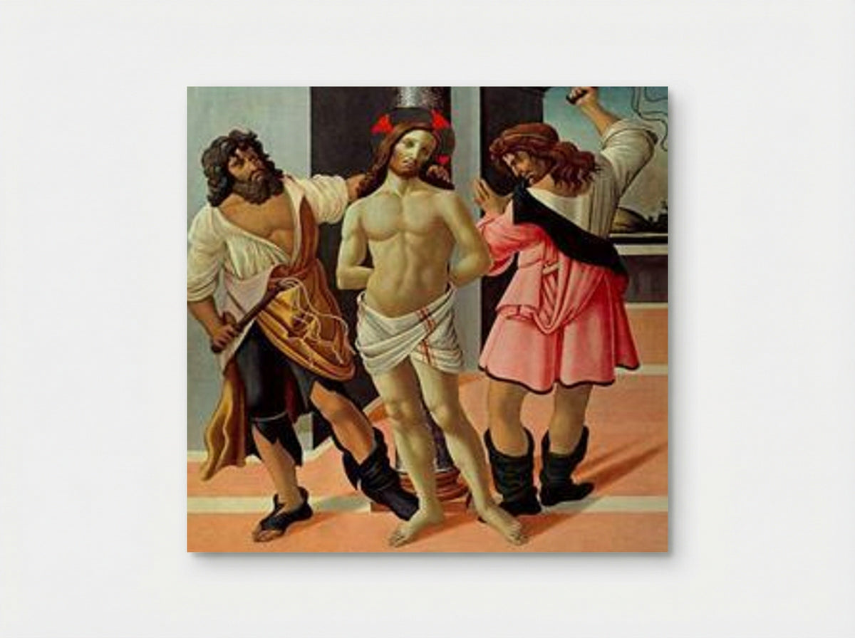 The Flagellation of Christ - Sandro Botticelli - Poster