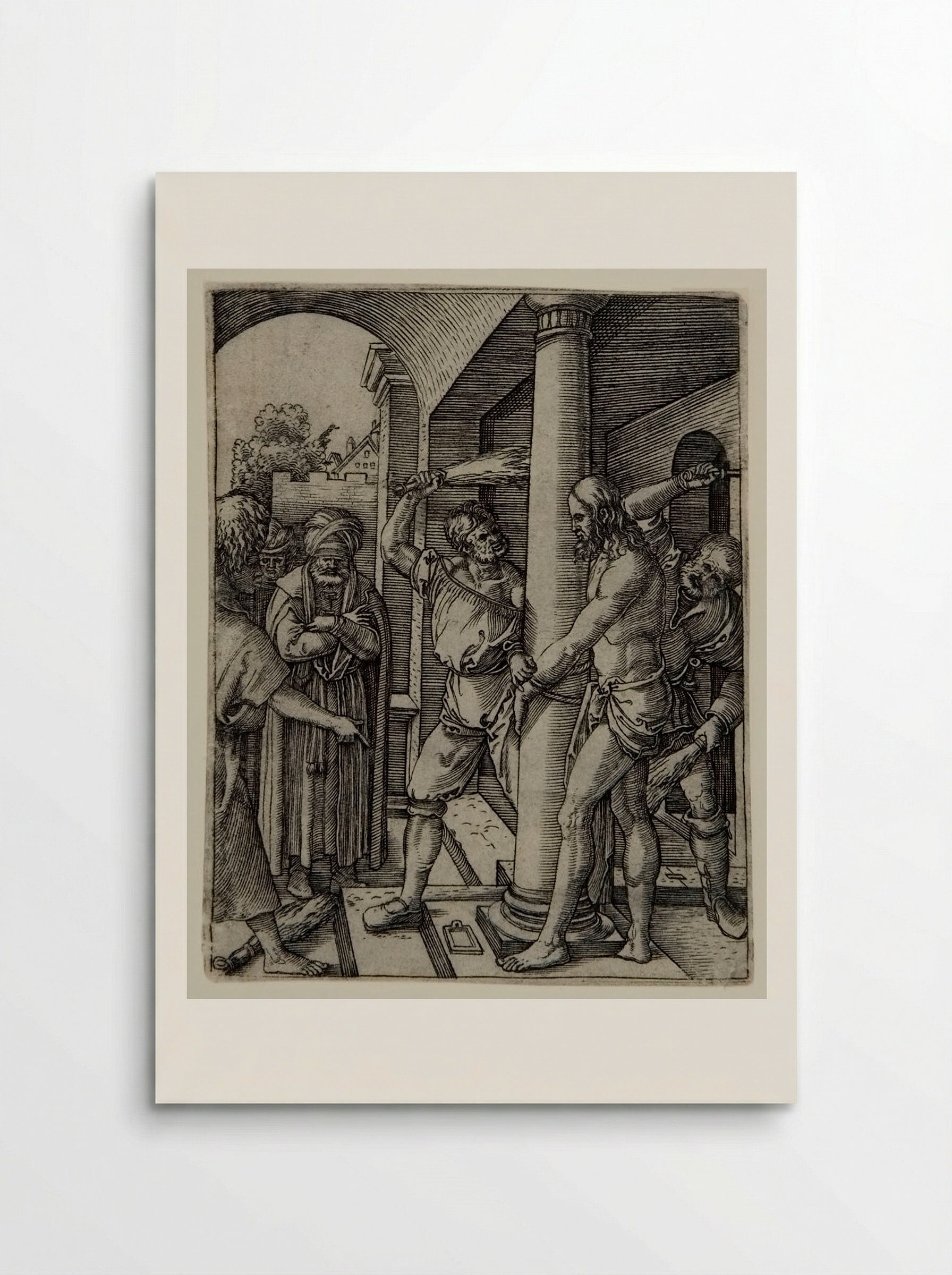 The Flagellation - Marcantonio Raimondi - Poster