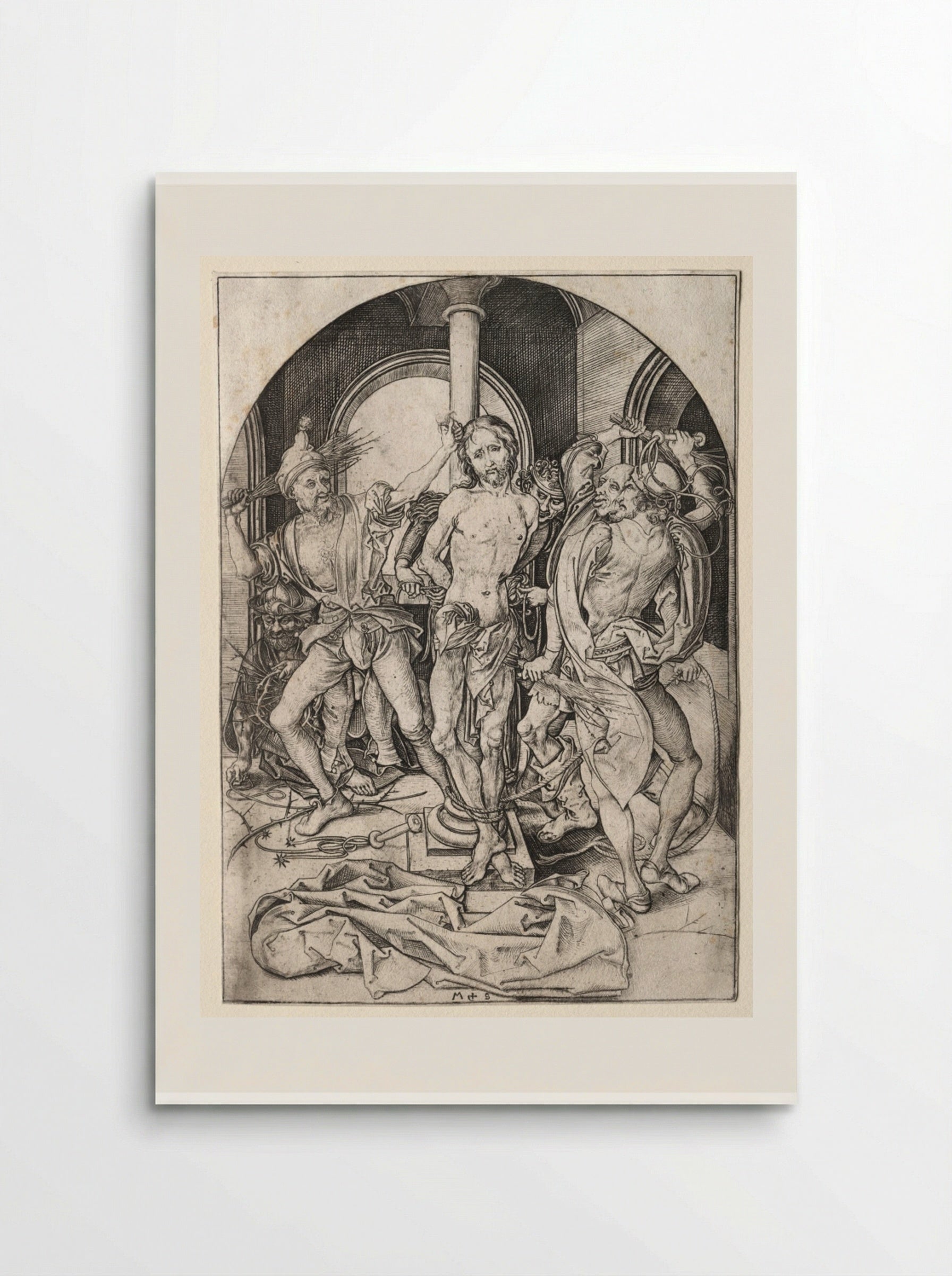 The Flagellation - Martin Schongauer - Poster