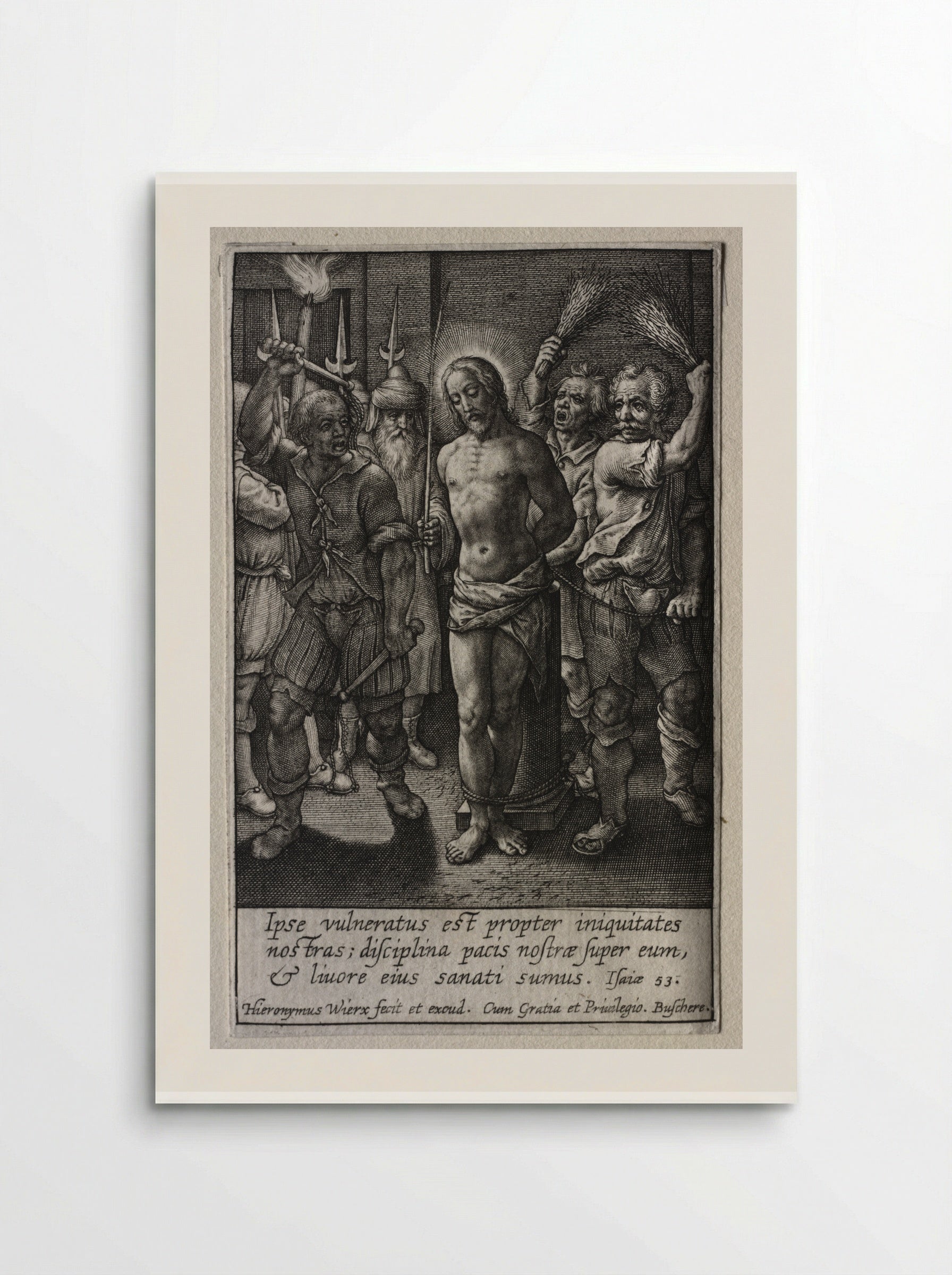 The Flagellation - Hieronymus Wierix - Poster
