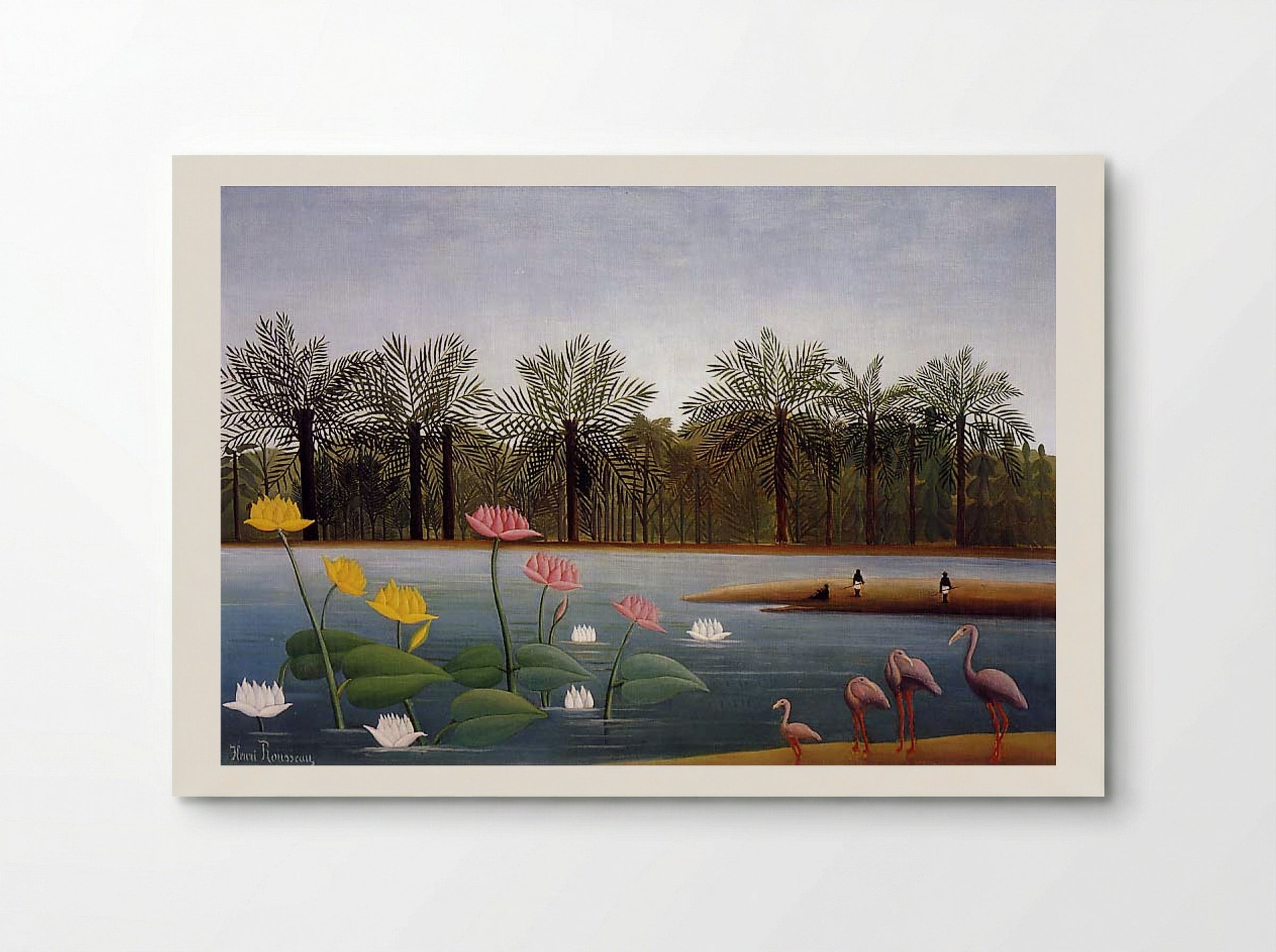 The Flamingoes - Henri Rousseau - Poster