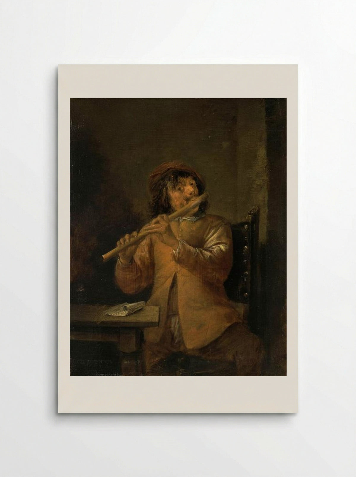 The Flautist - David Teniers the Younger - Poster