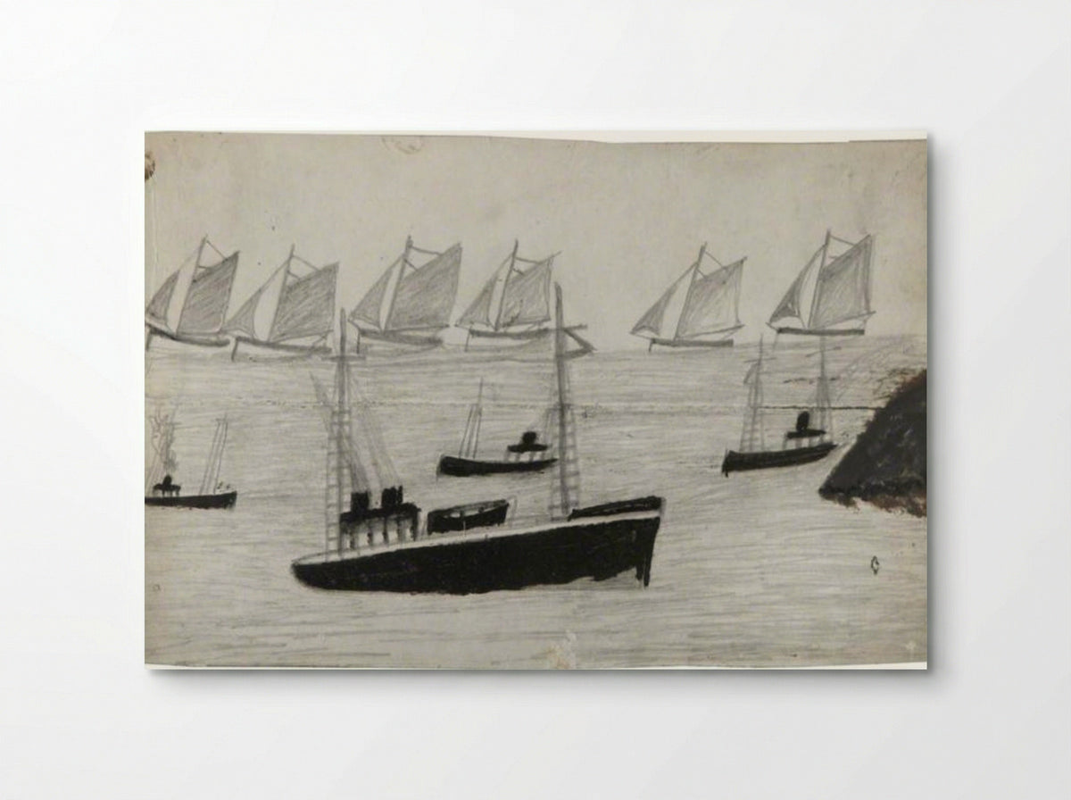 The Fleet at Sea - Alfred Wallis - Poster