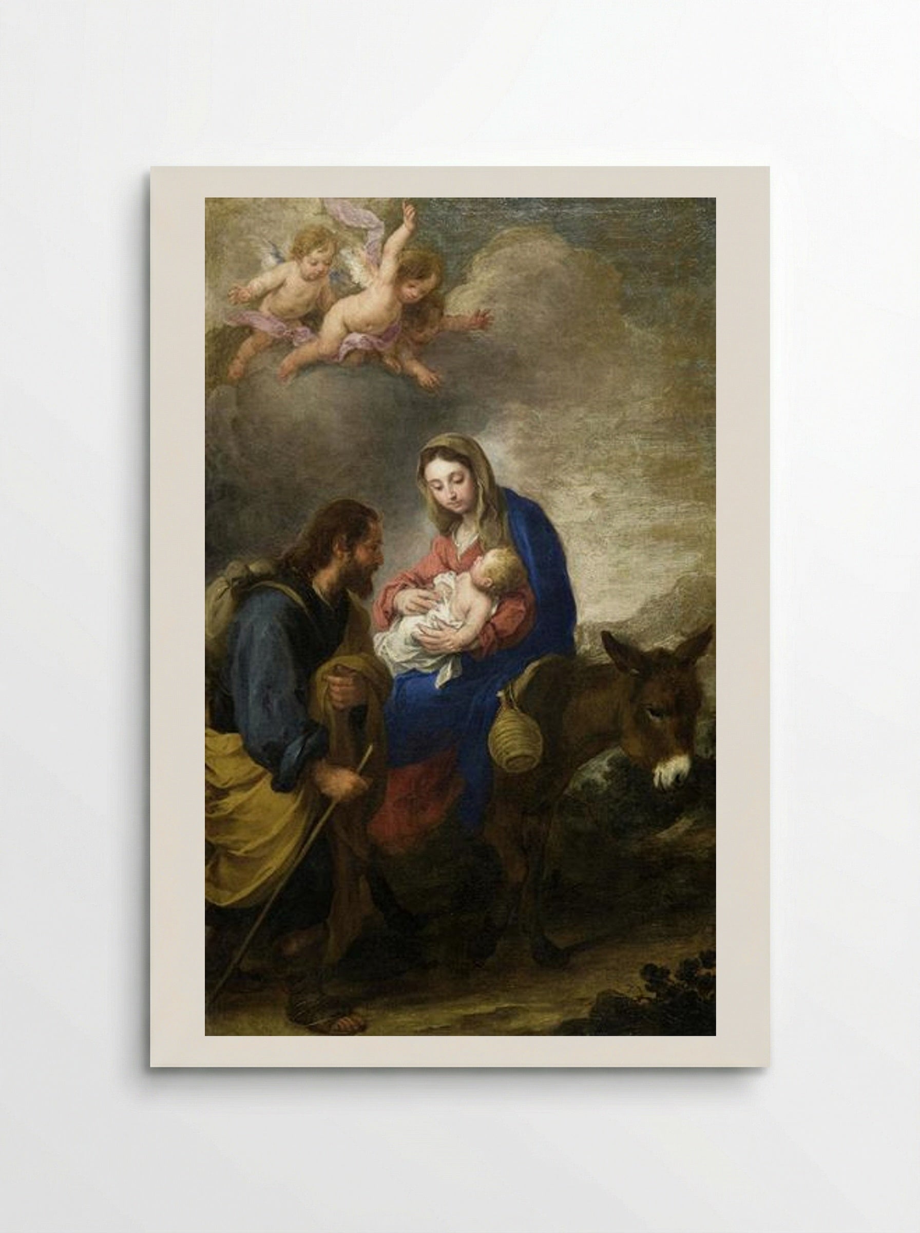The Flight into Egypt - Bartolomé Esteban Murillo - Poster