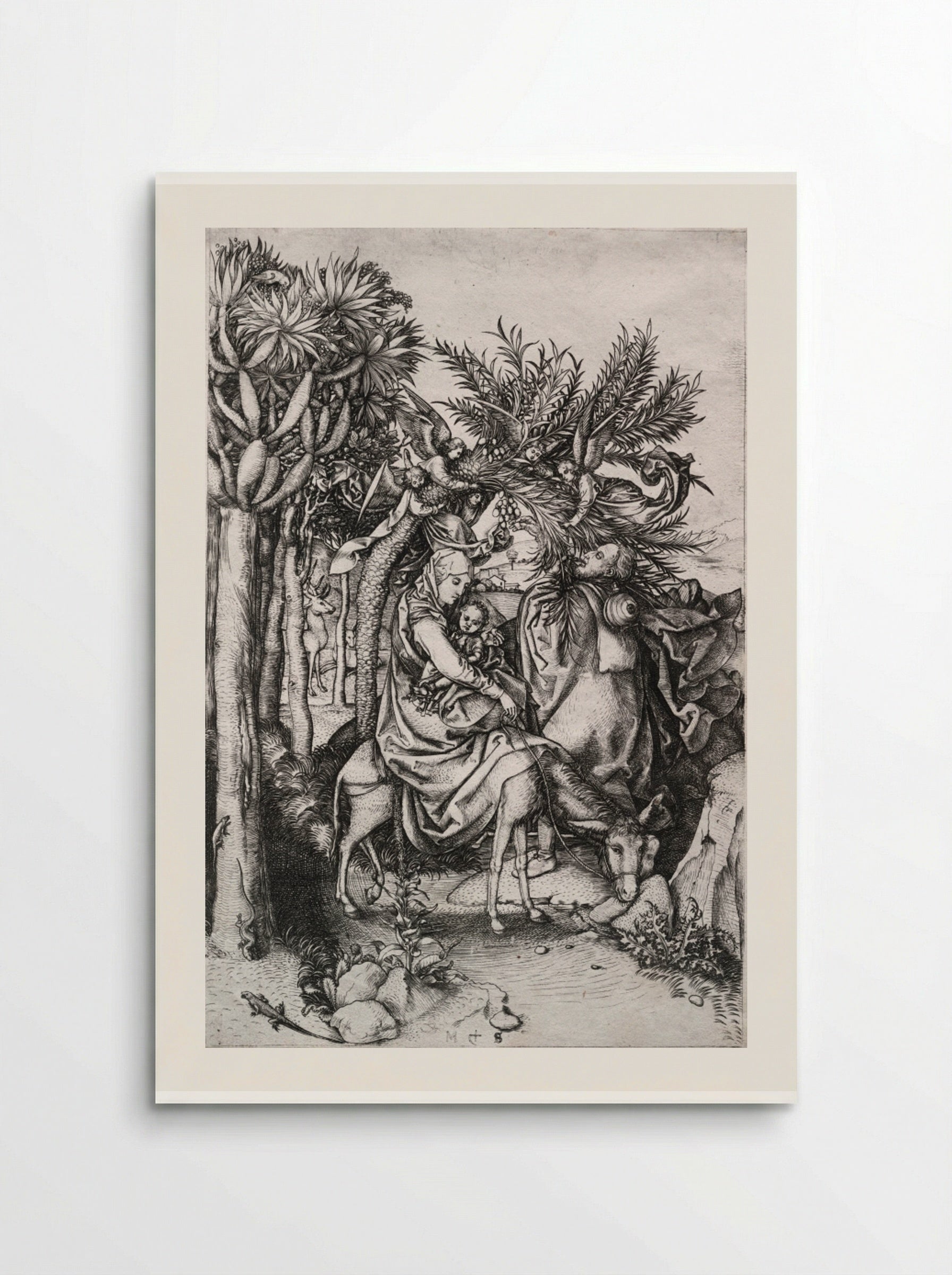 The Flight into Egypt - Martin Schongauer - Poster