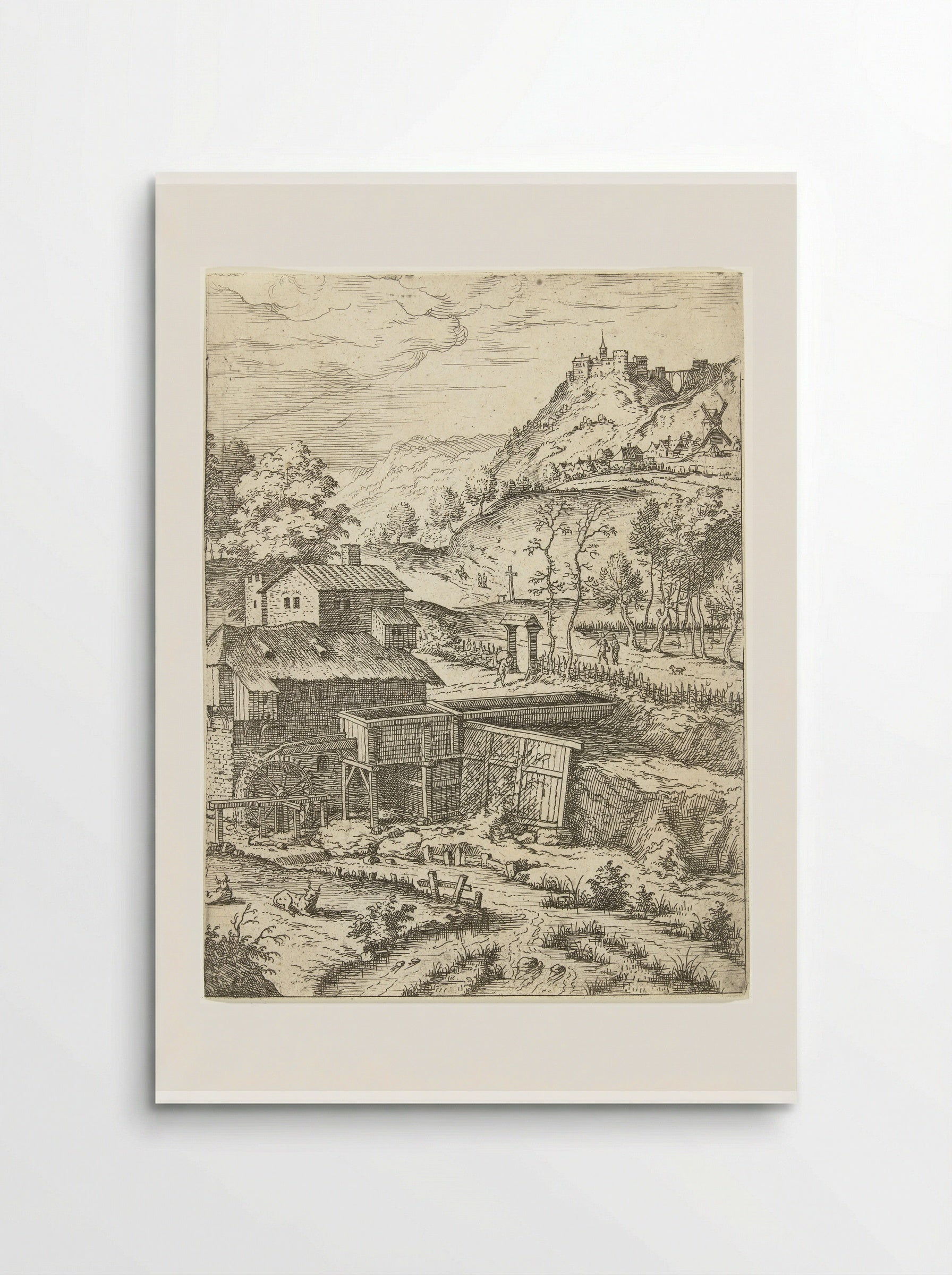 The Flight into Egypt - Hieronymus Cock - Poster