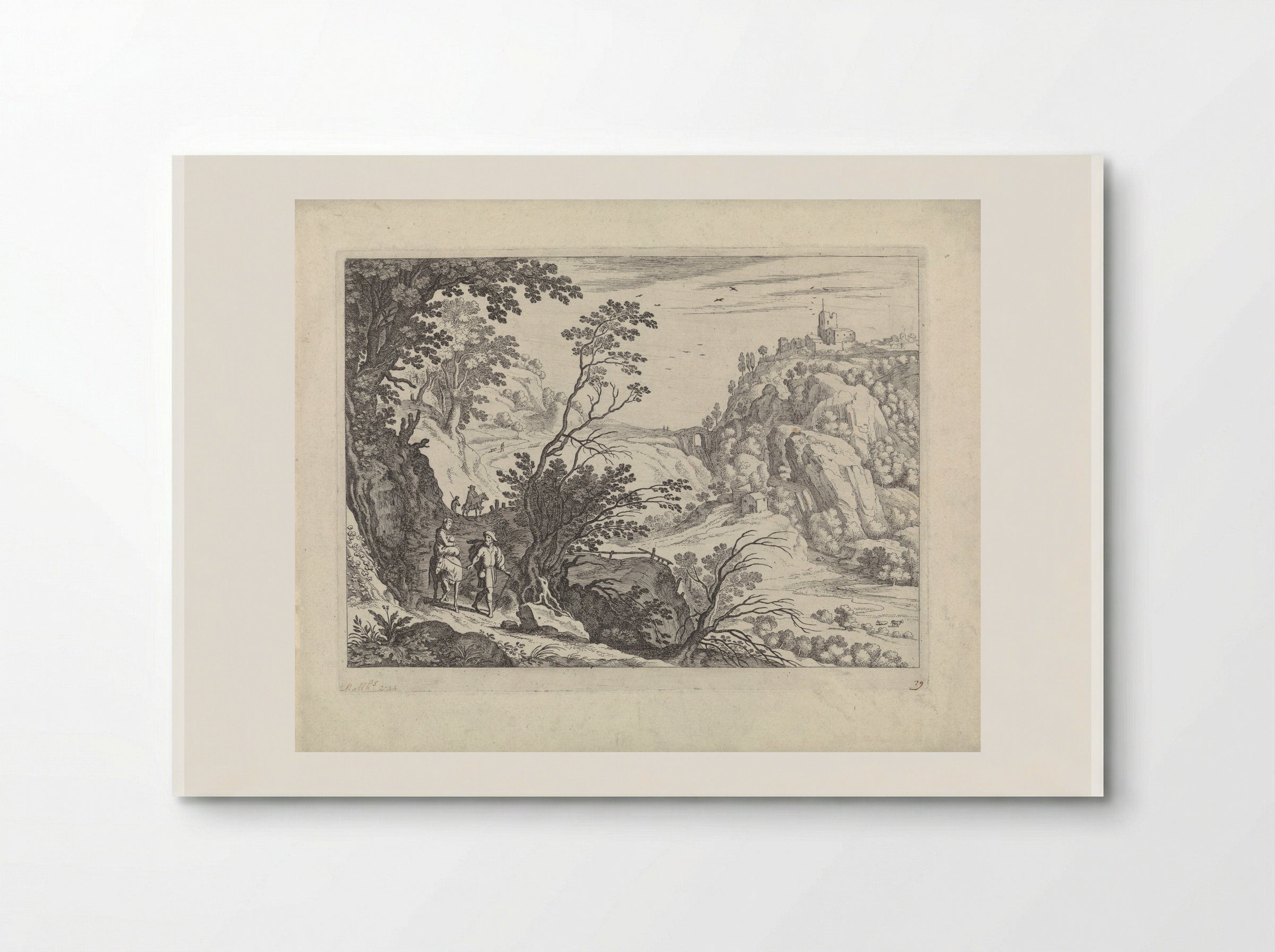 The Flight into Egypt - Guilliam van Nieulandt (II) - Poster