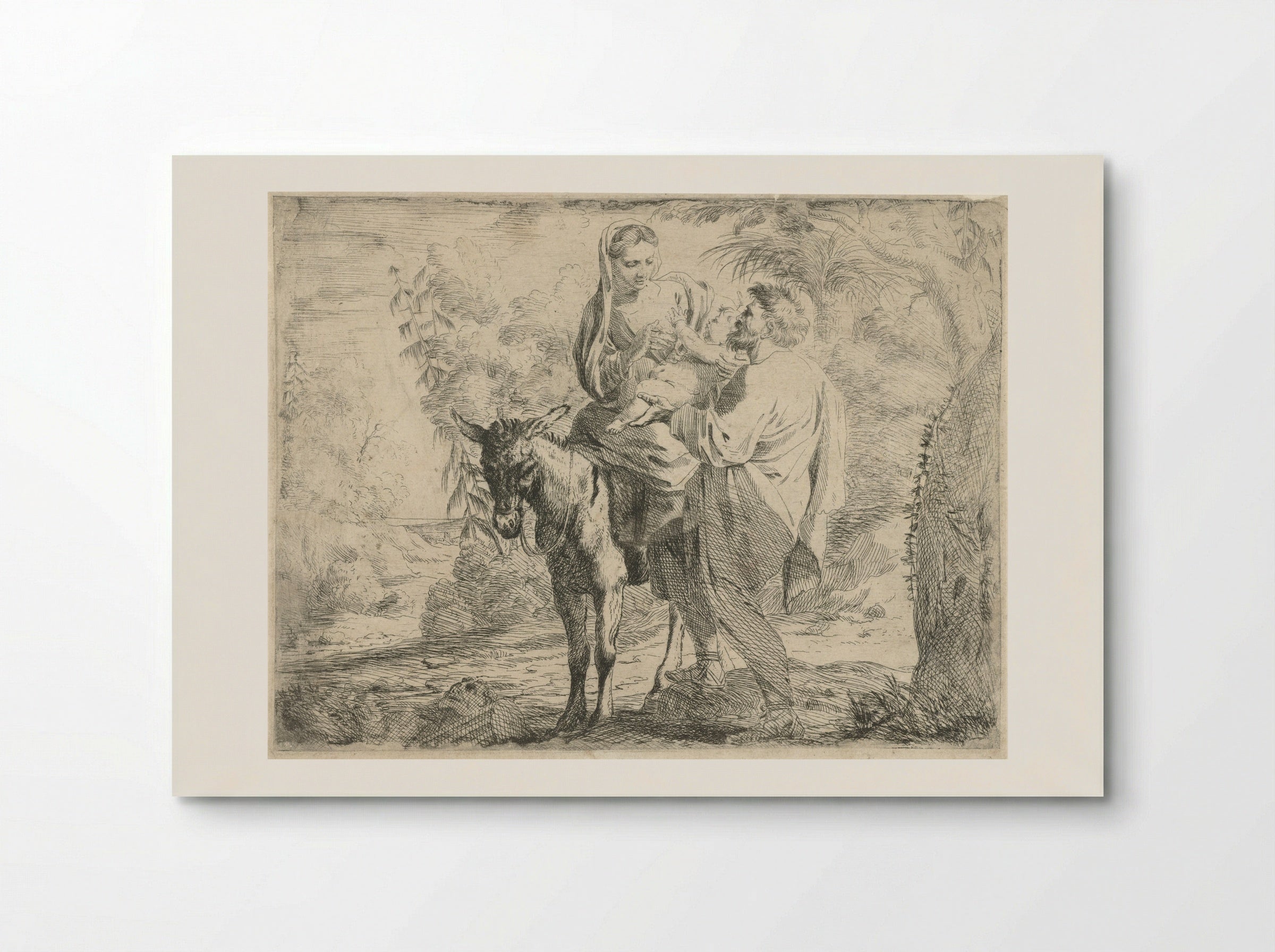 The Flight into Egypt - Jan Miel - Poster