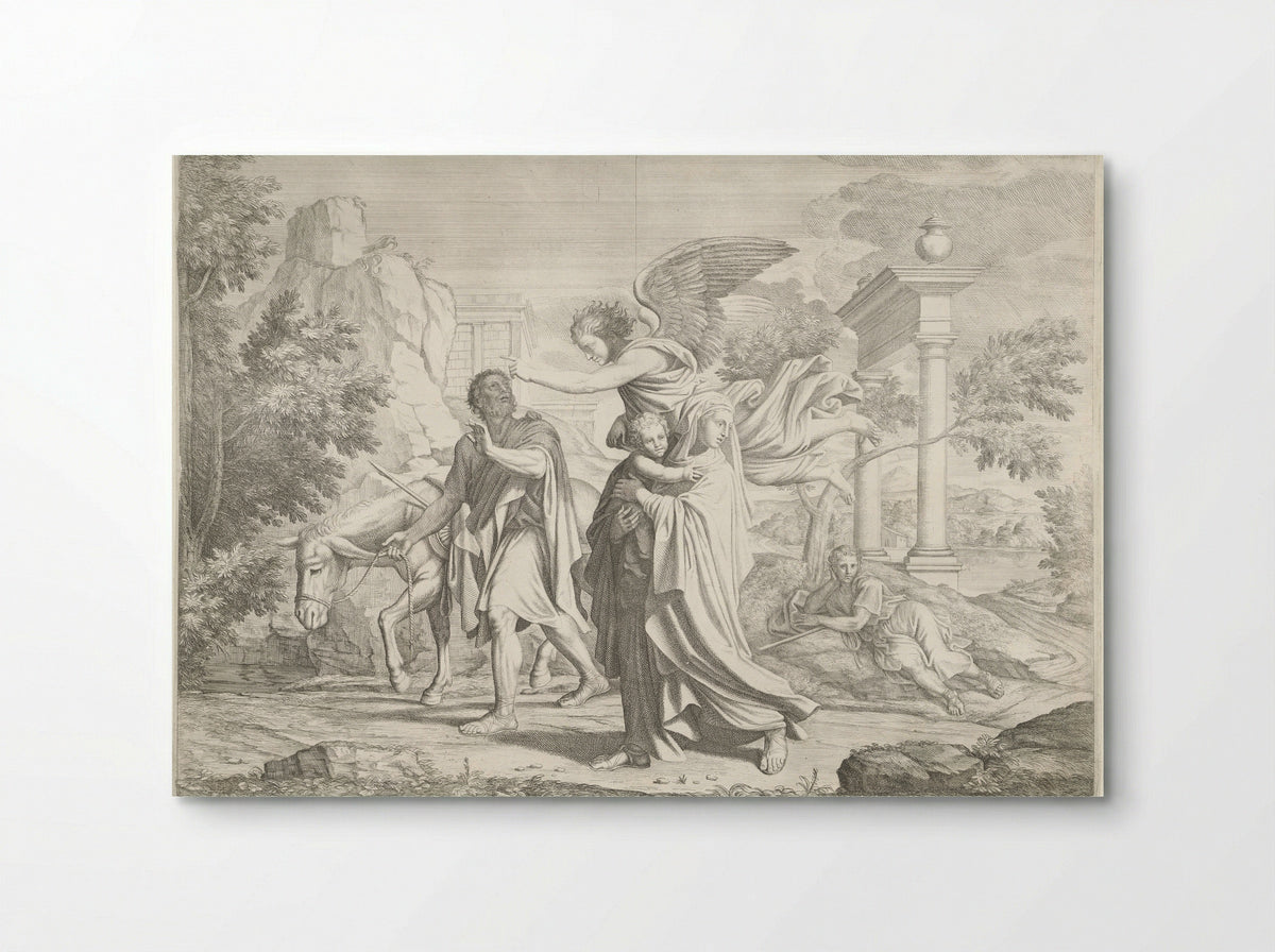 The Flight into Egypt - Pietro del Po - Poster