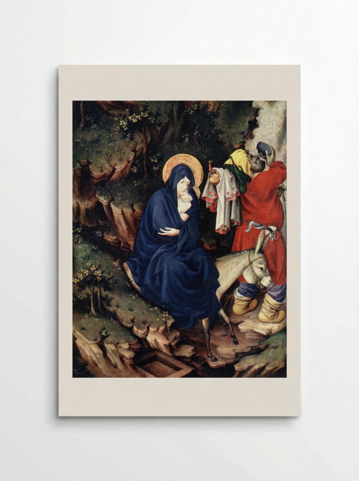 The Flight into Egypt - Melchior Broederlam - Poster