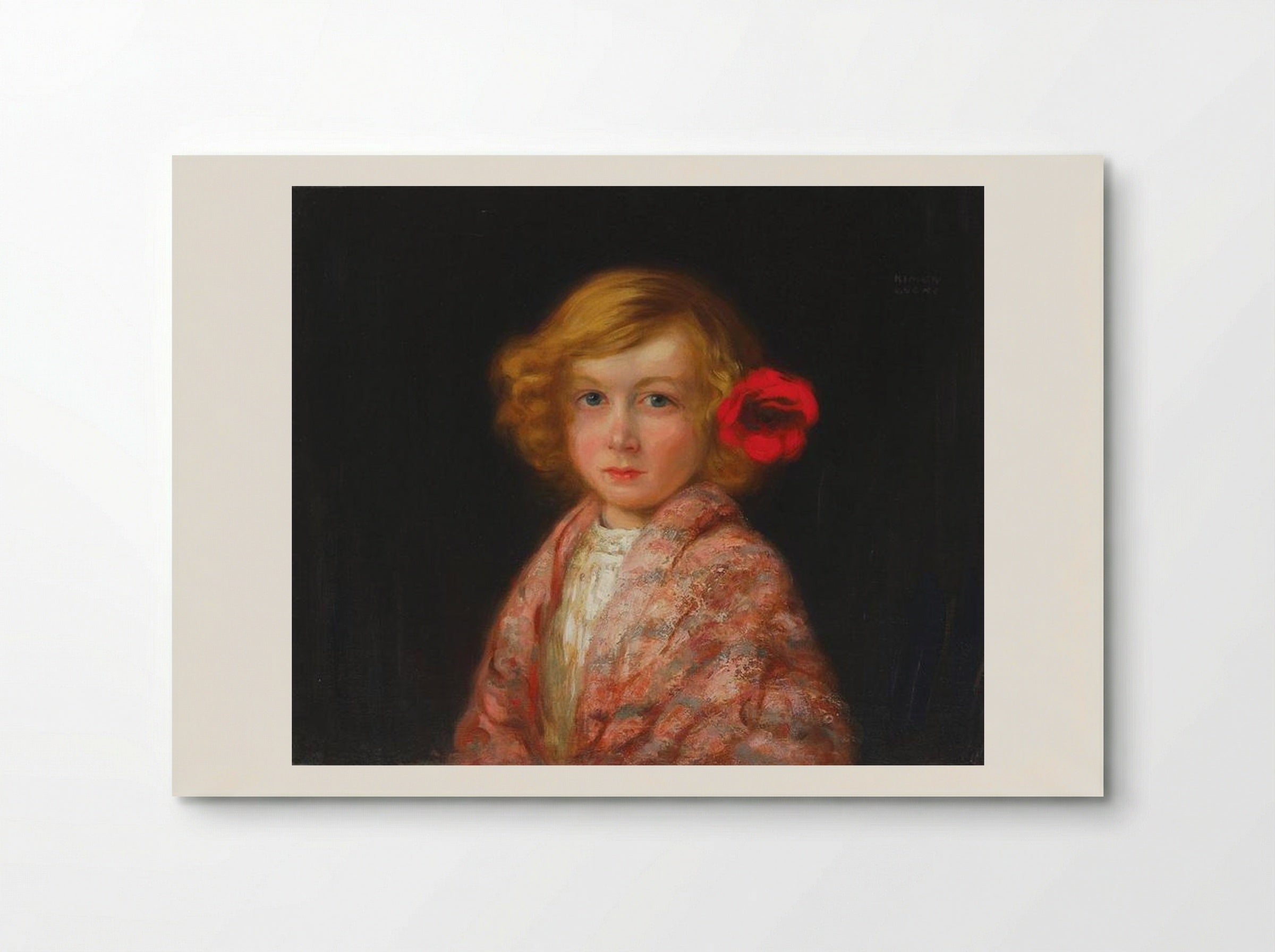 The Flower in the Hair - Kimon Loghi - Poster
