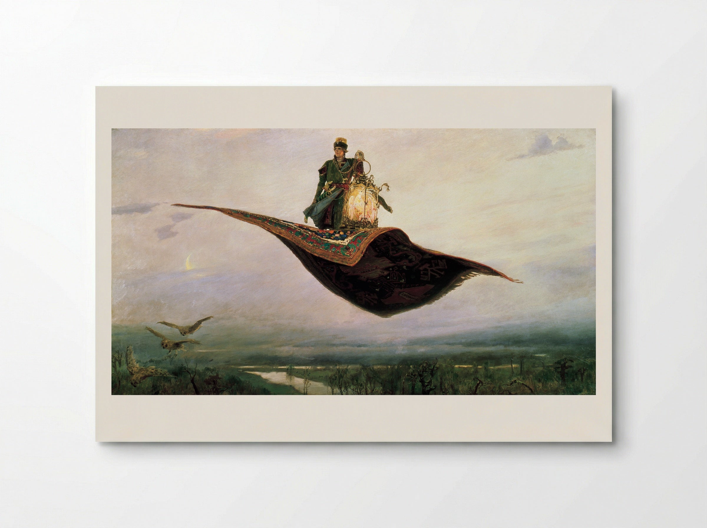 The Flying Carpet - Viktor Vasnetsov - Poster