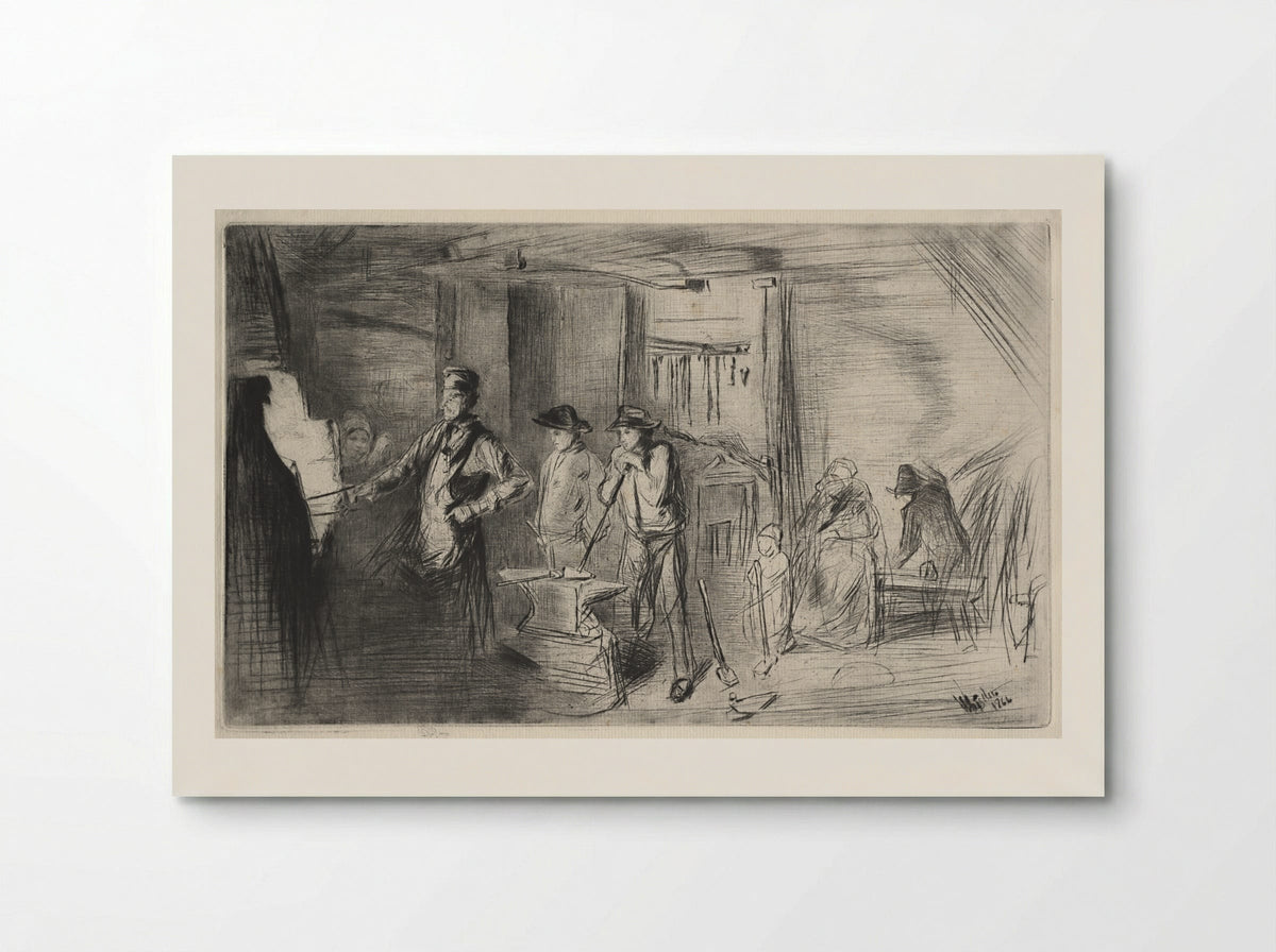 The Forge - James McNeill Whistler - Poster