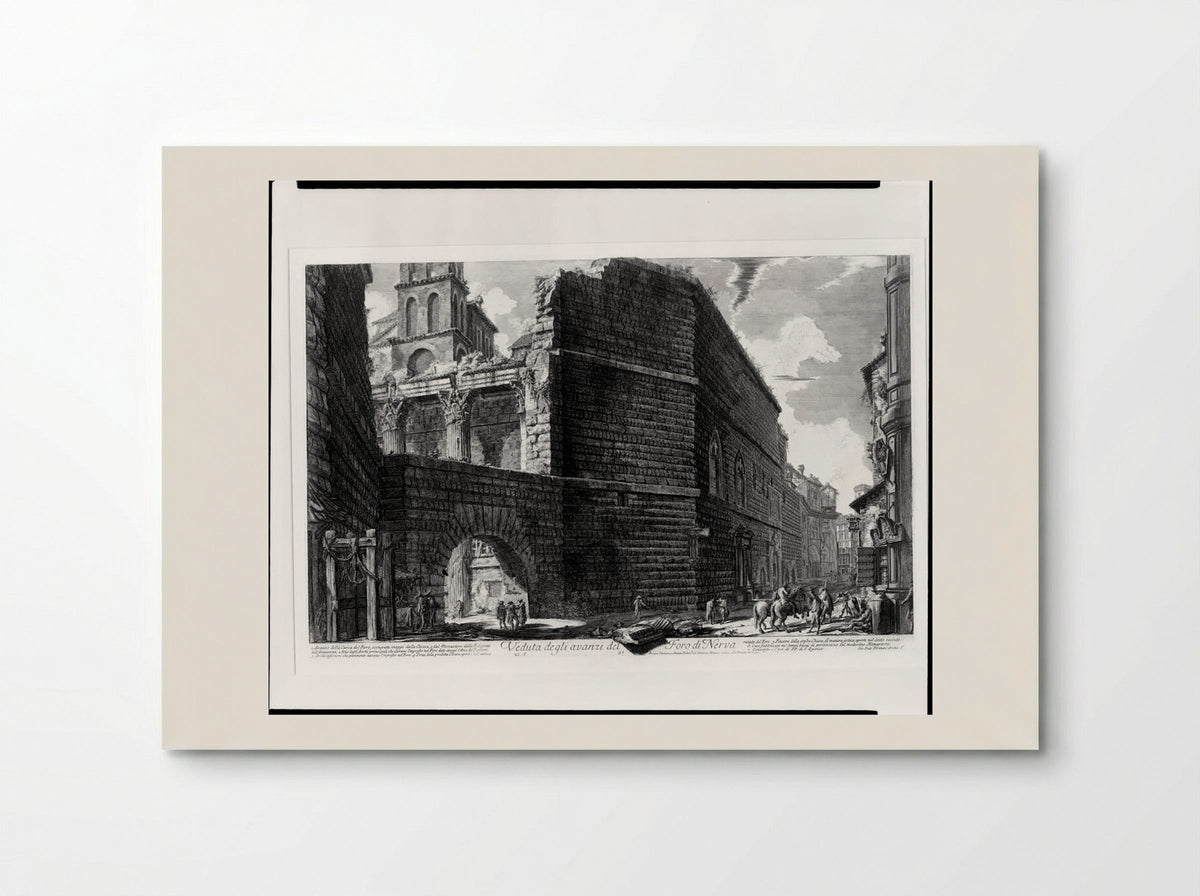 The Forum of Augustus - Giovanni Battista Piranesi - Poster