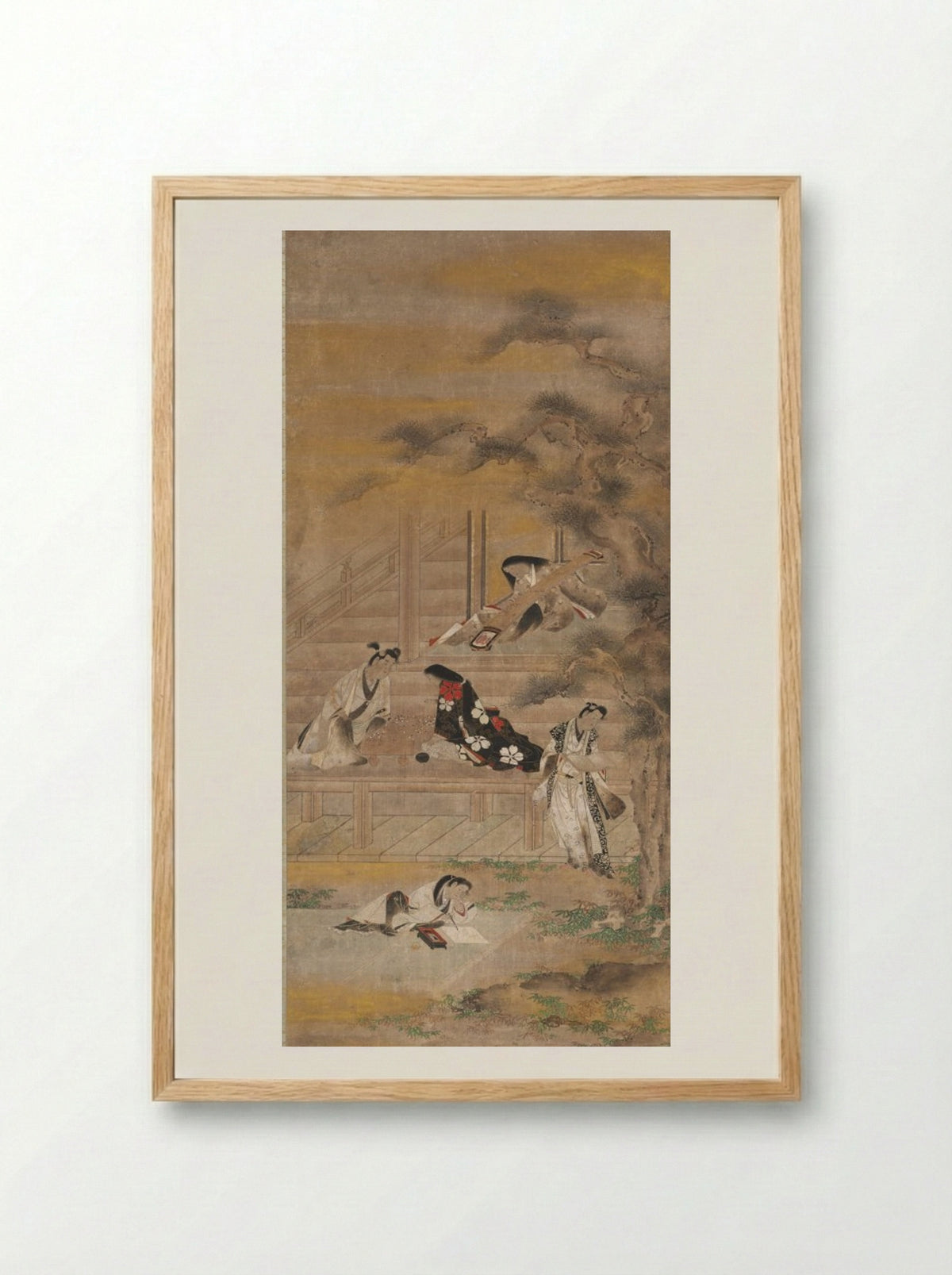 The Four Accomplishments - Iwasa Matabei - Framed Print Wood