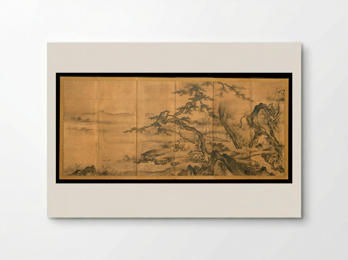 The Four Accomplishments - Kano Motonobu - Poster