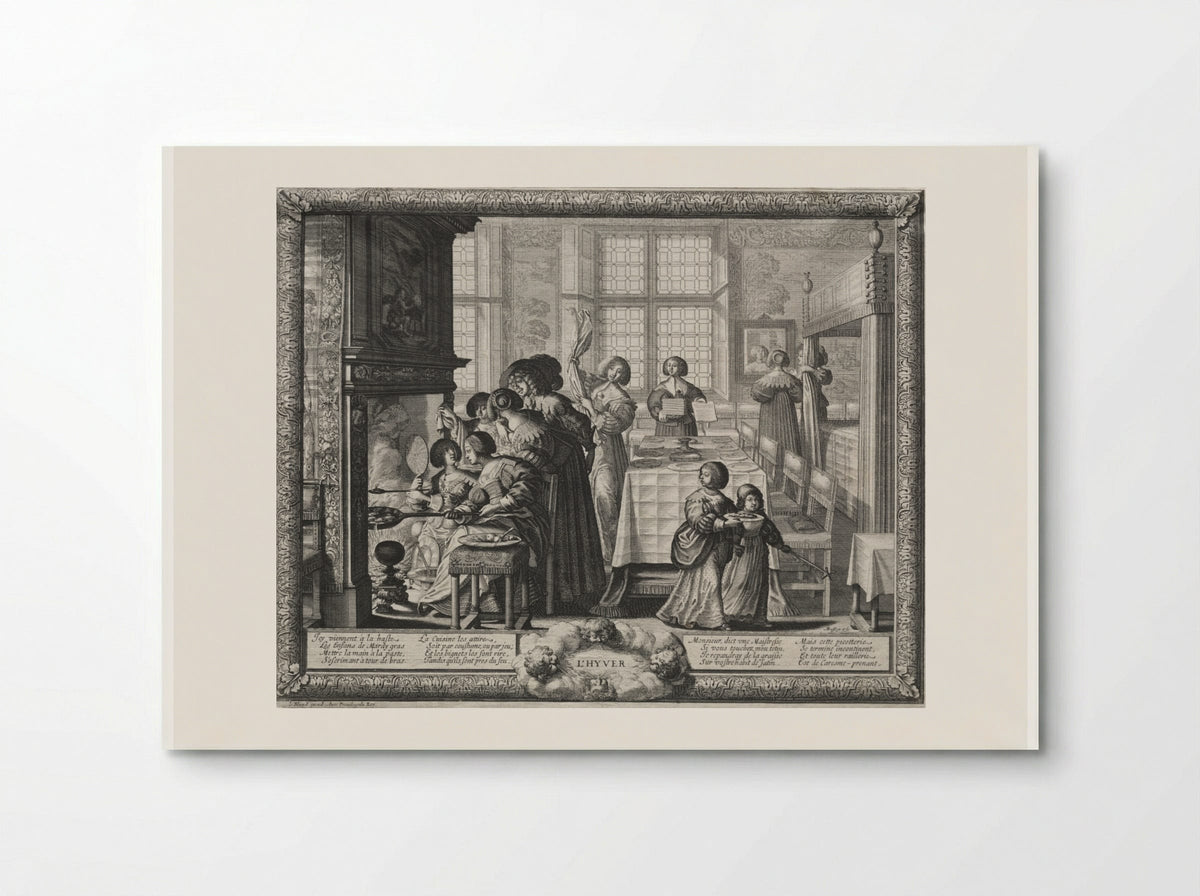The Four Seasons: Winter - Abraham Bosse - Poster